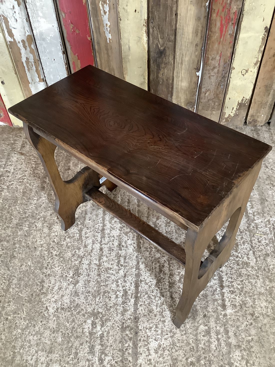 Lovely 1930s Edwardian Oak Piano Stool