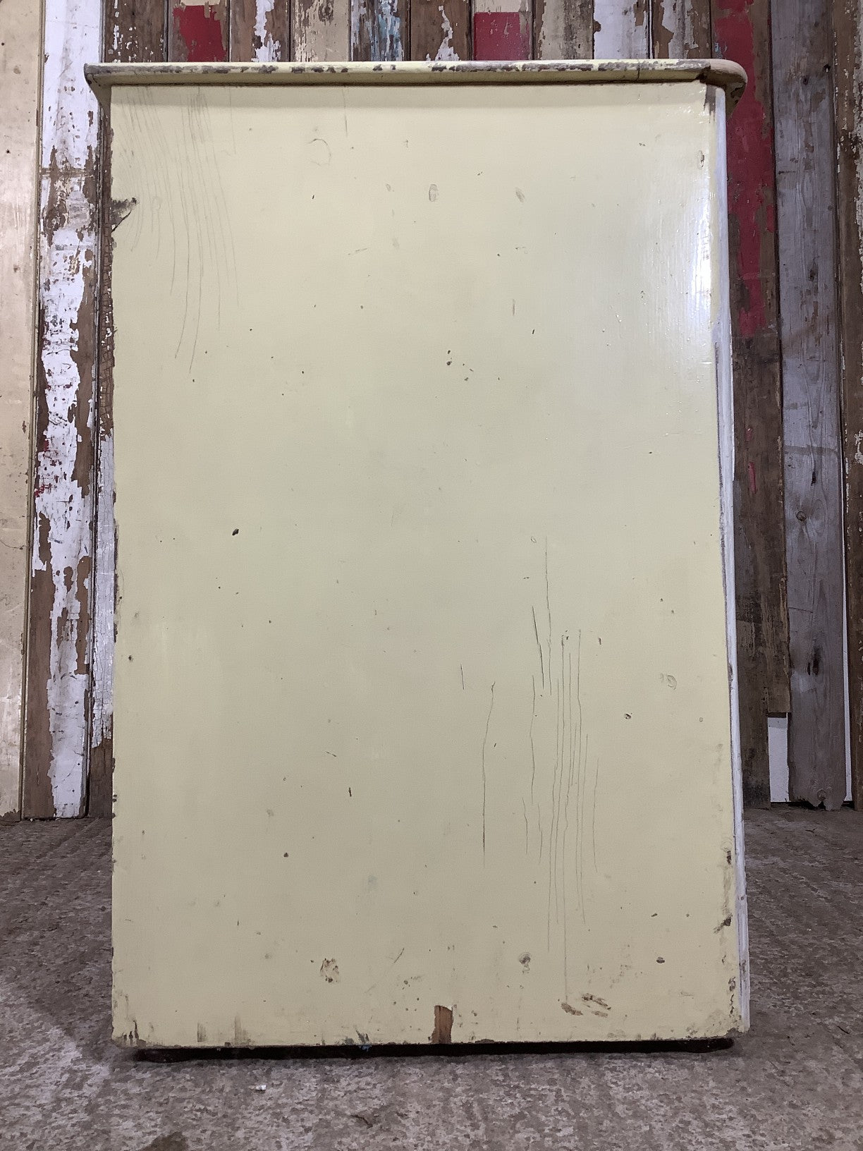 Victorian Rustic Painted Pine 2 Over 3 Chest of Deep Drawers 2'7"Hx3'5"W