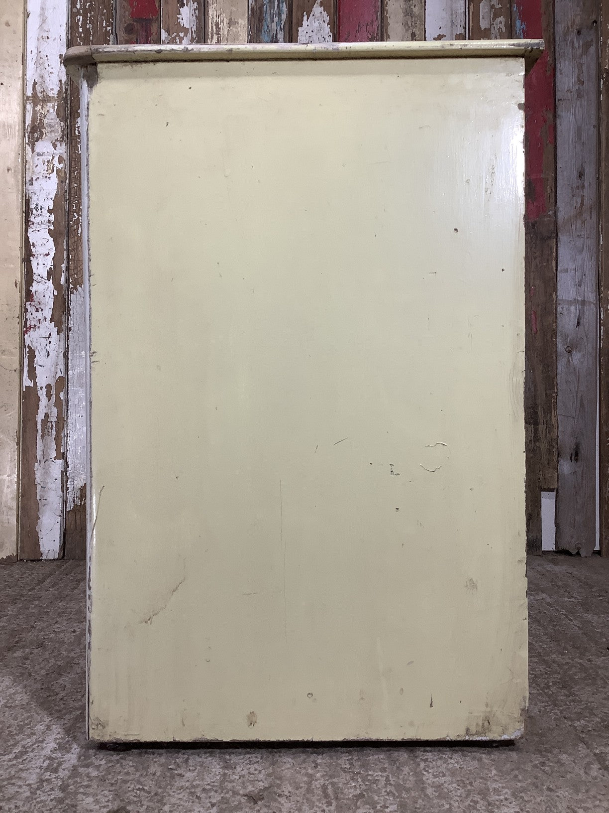 Victorian Rustic Painted Pine 2 Over 3 Chest of Deep Drawers 2'7"Hx3'5"W