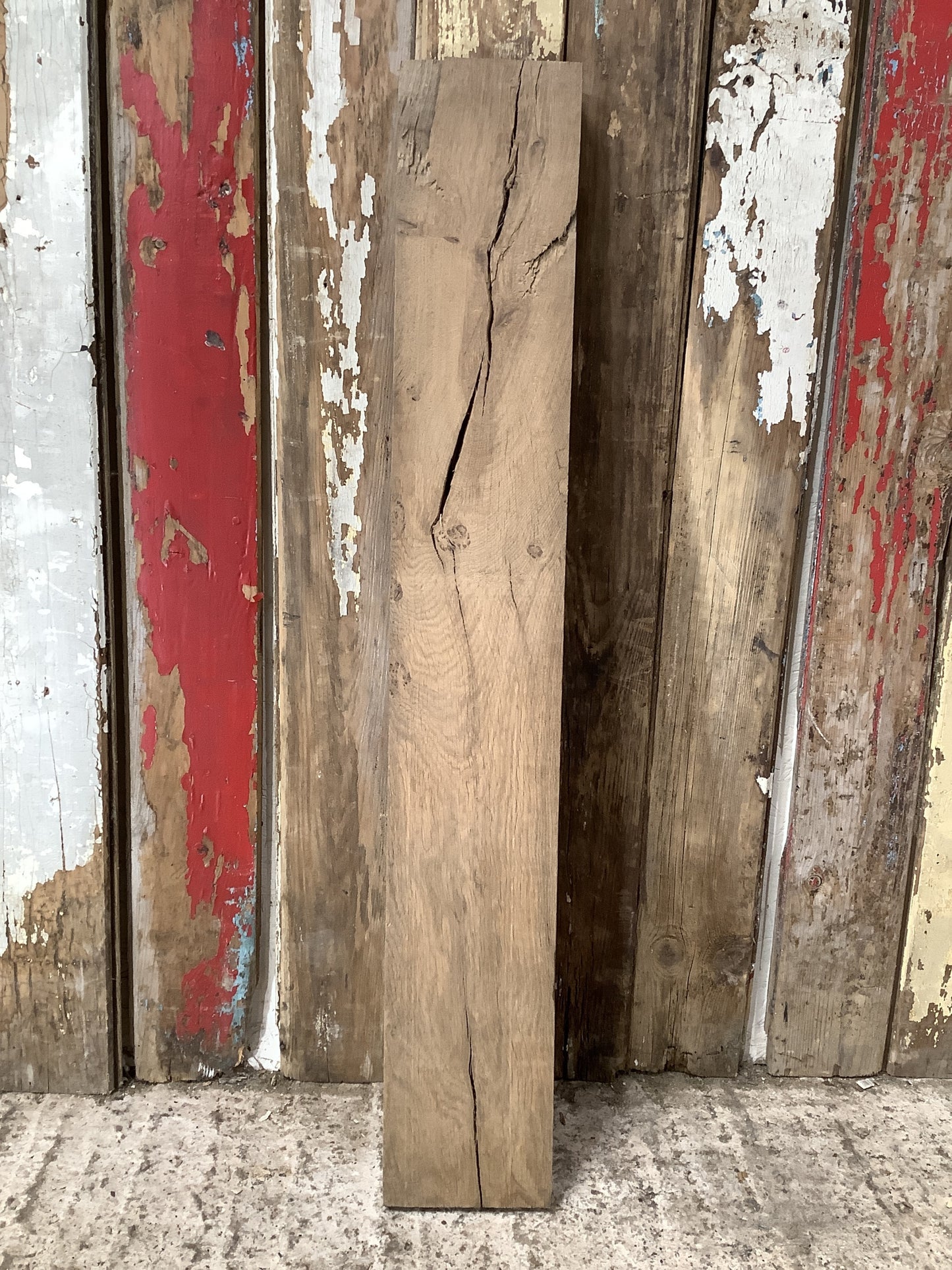 Reclaimed Solid English Oak Floating Shelf Plank
