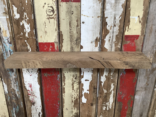 Reclaimed Solid English Oak Floating Shelf Plank