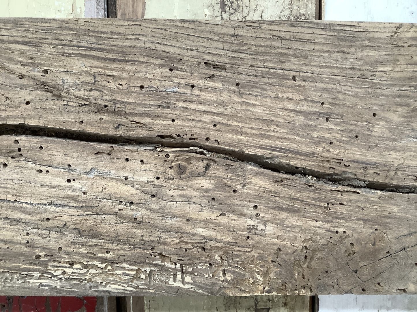 Reclaimed Rustic Solid English Oak Floating Shelf Plank