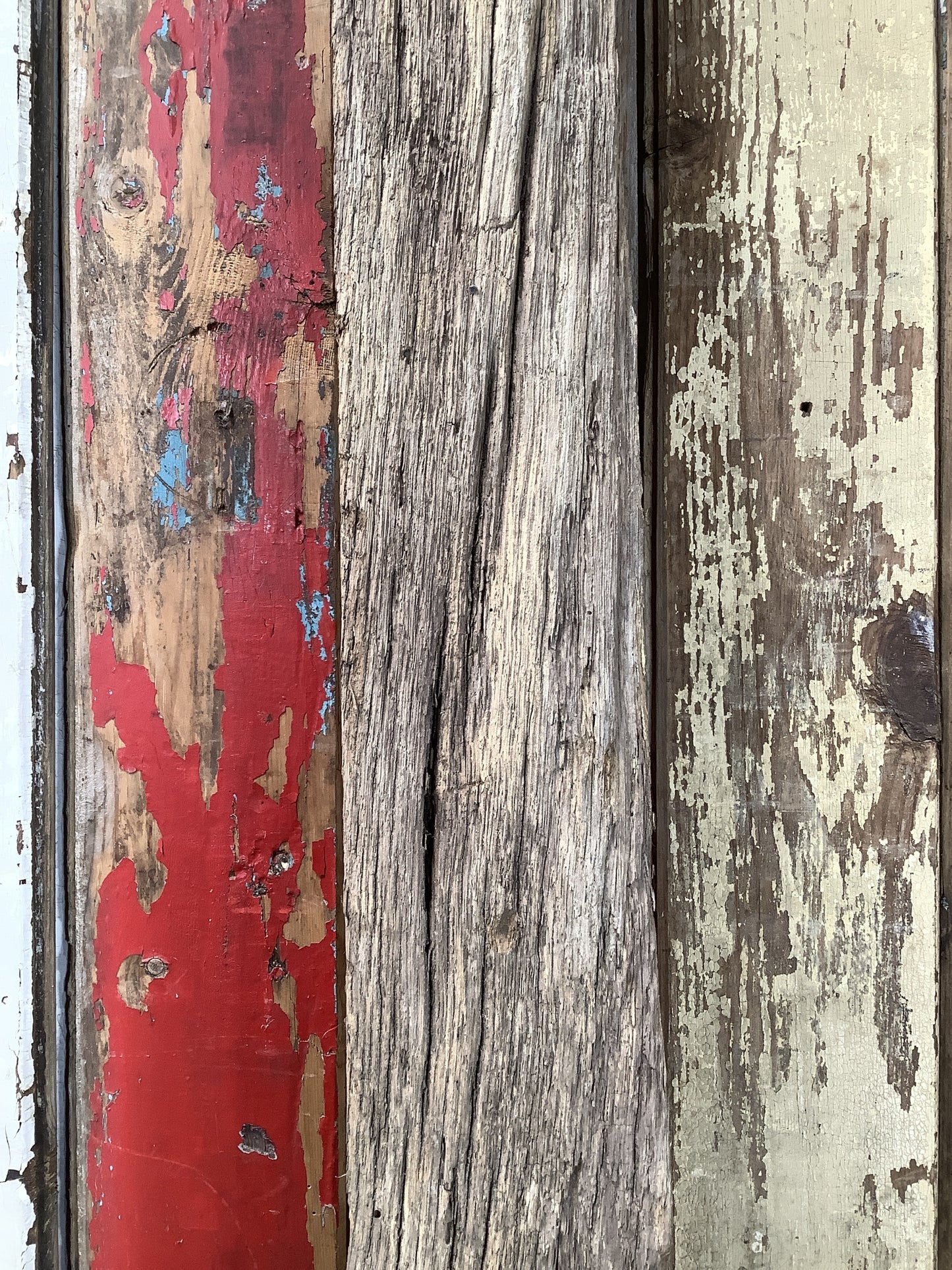 3'11" L Reclaimed Old Solid Oak Timber Beam Post