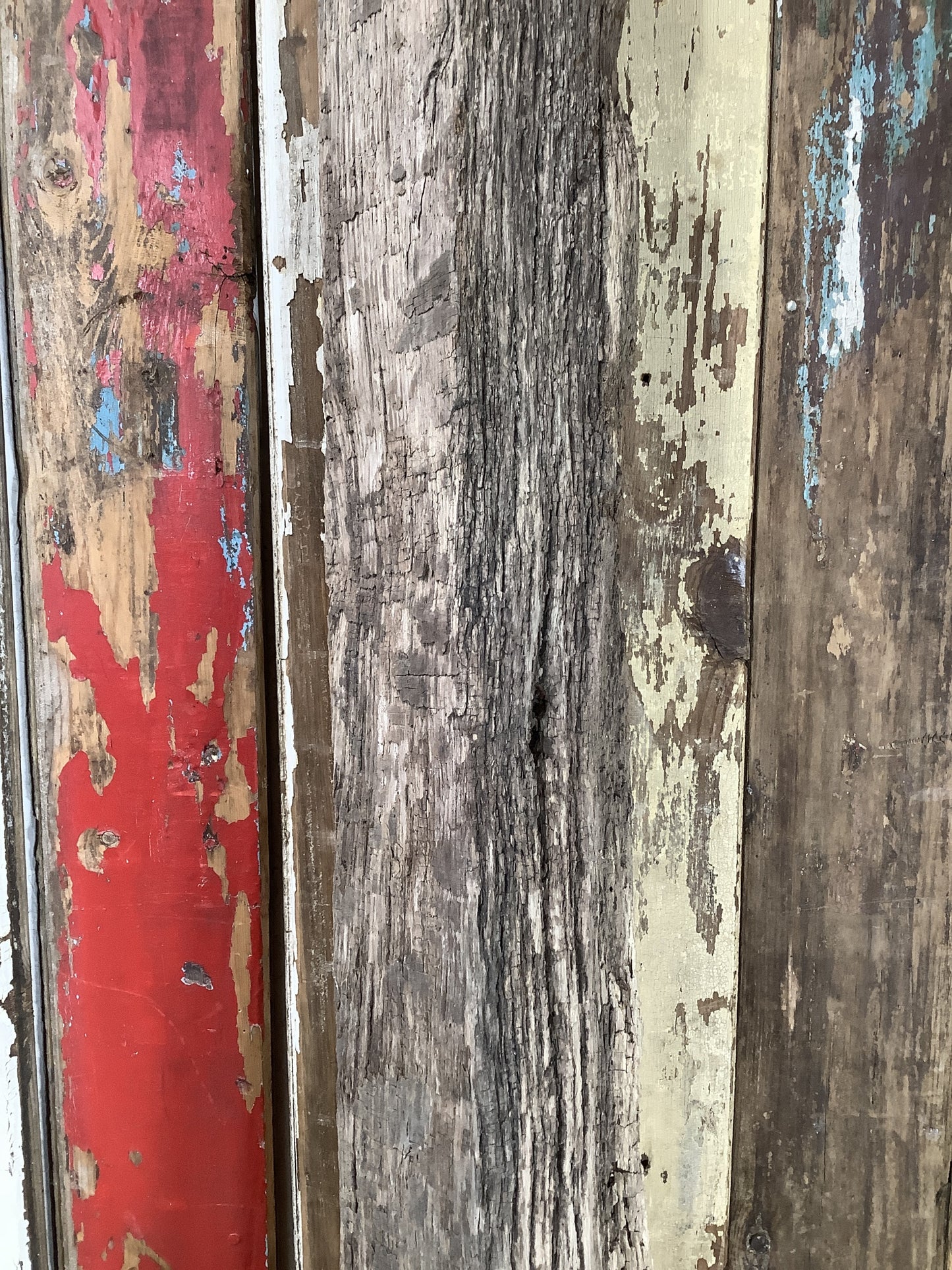 4'1" L Reclaimed Old Solid Oak Timber Post Beam