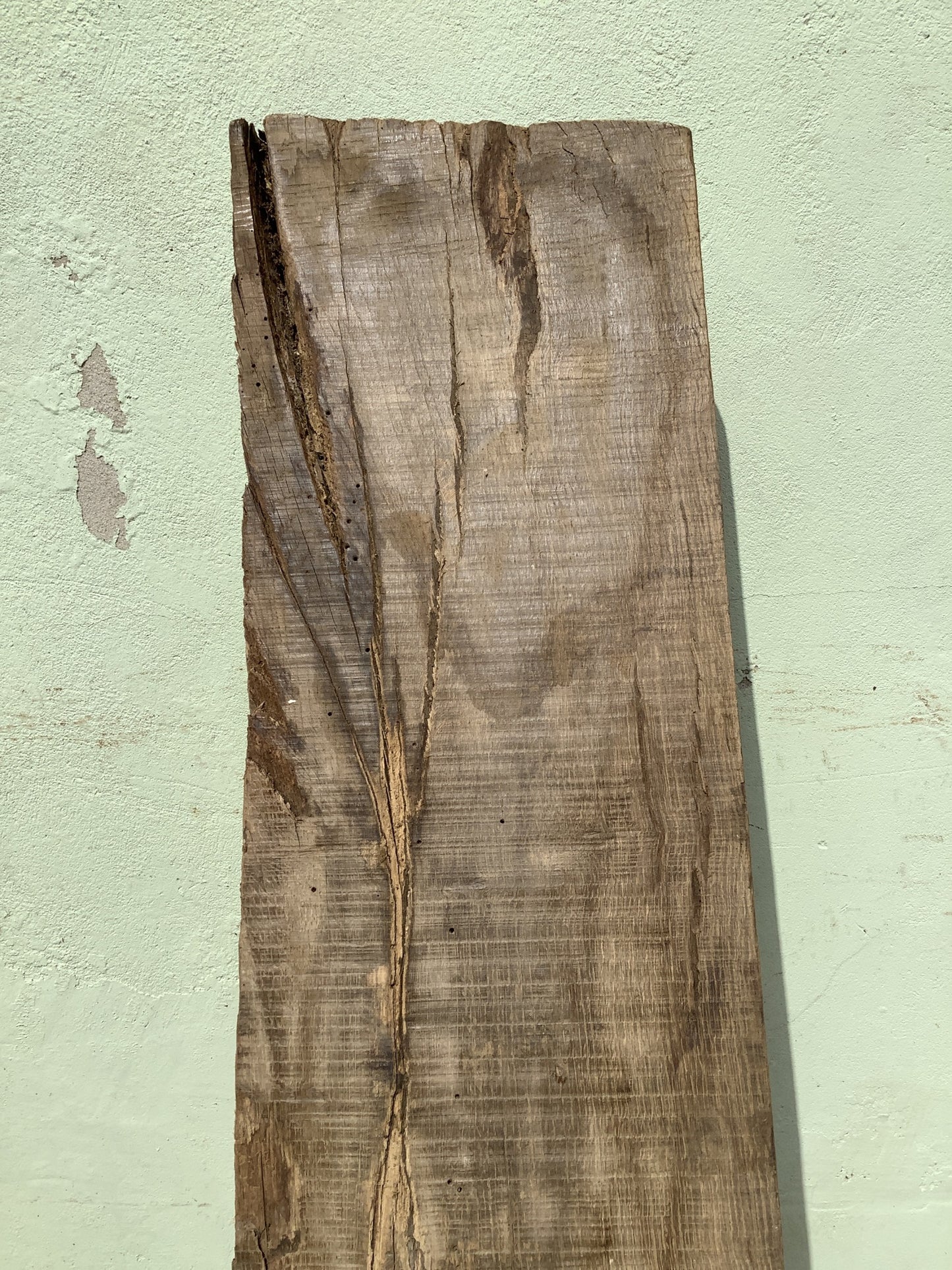 6'0" Long Old Solid English Oak Reclaimed Seasoned Fireplace Beam Post