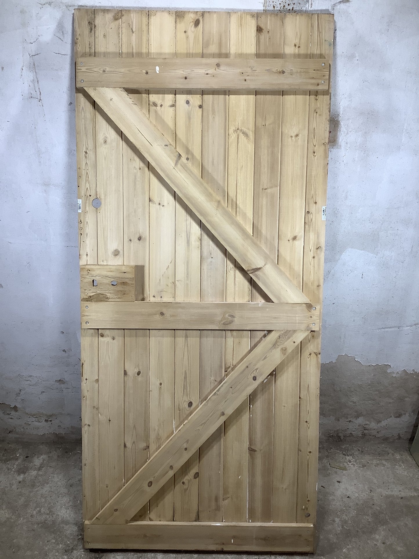 7th Pic Old Internal Stripped Pine Reclaimed Door