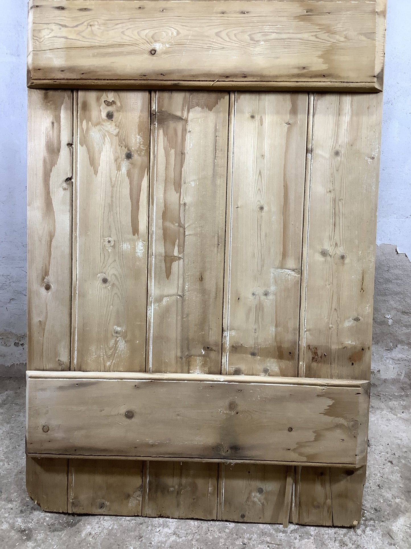 9th Pic Victorian Internal Stripped  Pine Reclaimed Door