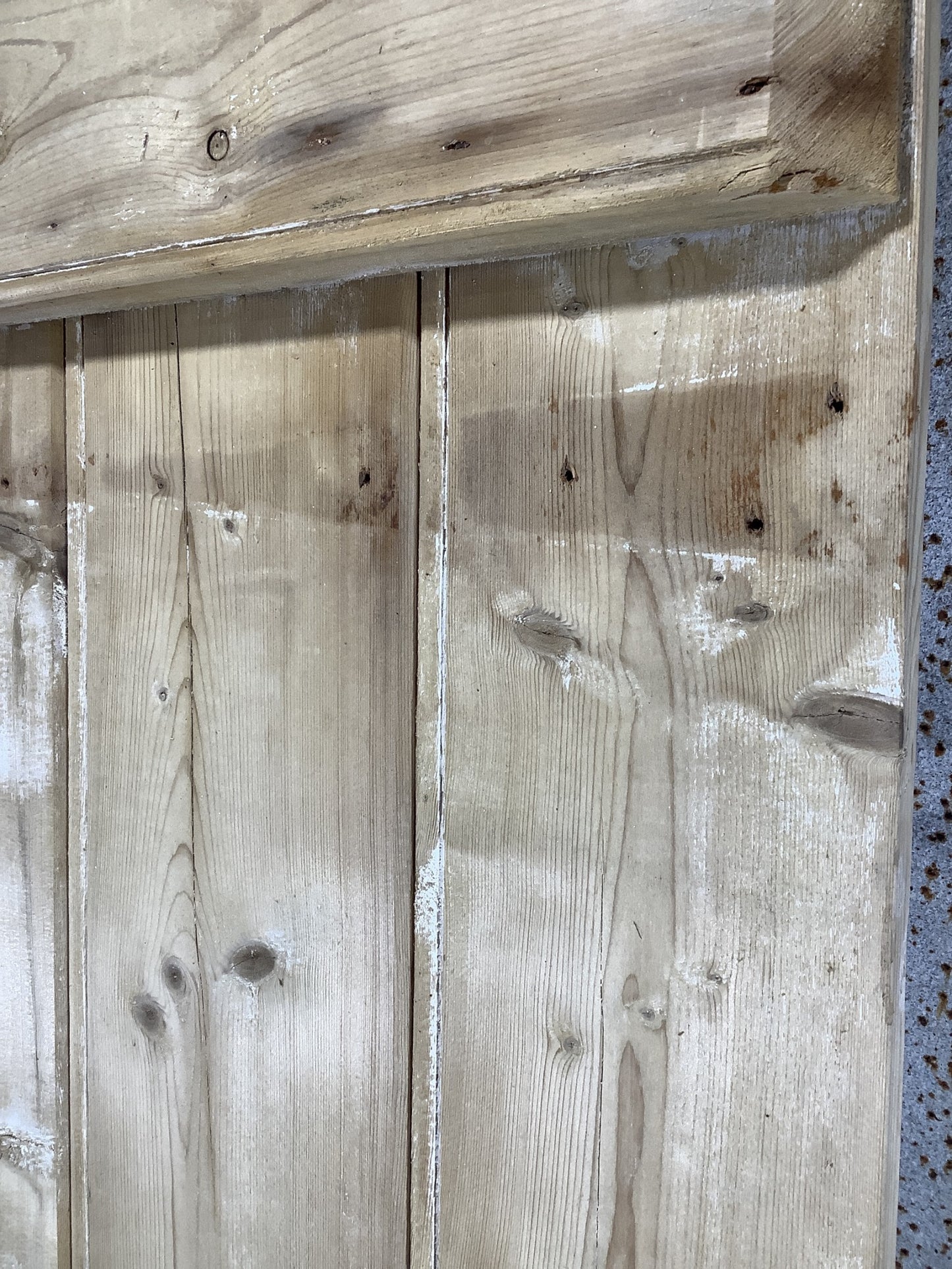 12th Pic Victorian Internal Stripped  Pine Reclaimed Door