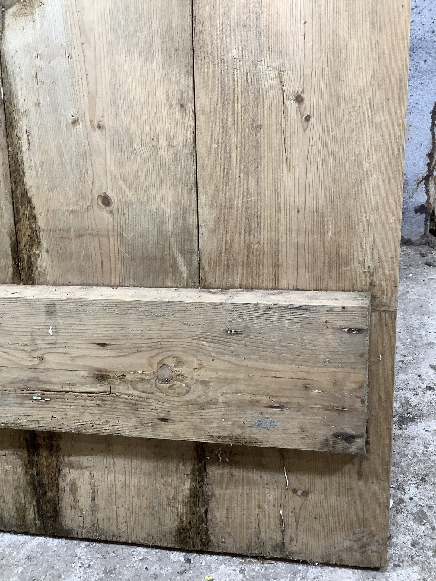 12th Pic Old Internal Stripped  Pine Reclaimed Door