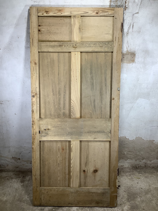 Main Picture Georgian Internal Stripped  Pine Reclaimed Door