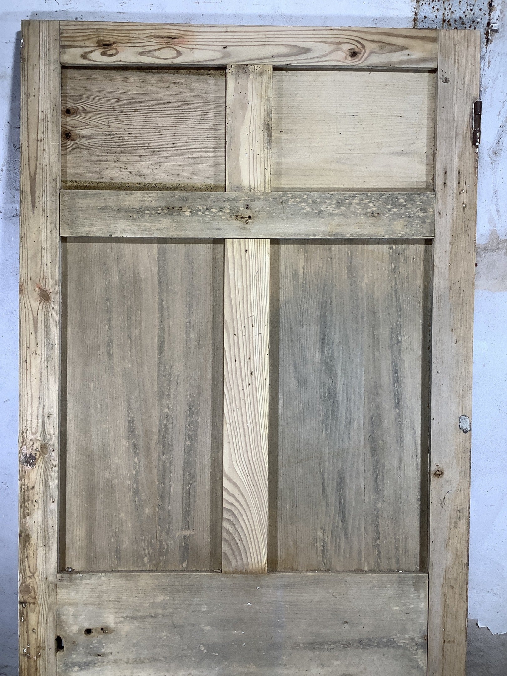 2nd Pic Georgian Internal Stripped  Pine Reclaimed Door