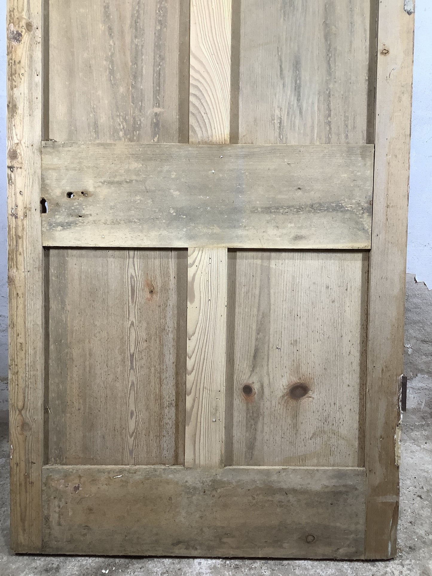 3rd Pic Georgian Internal Stripped  Pine Reclaimed Door