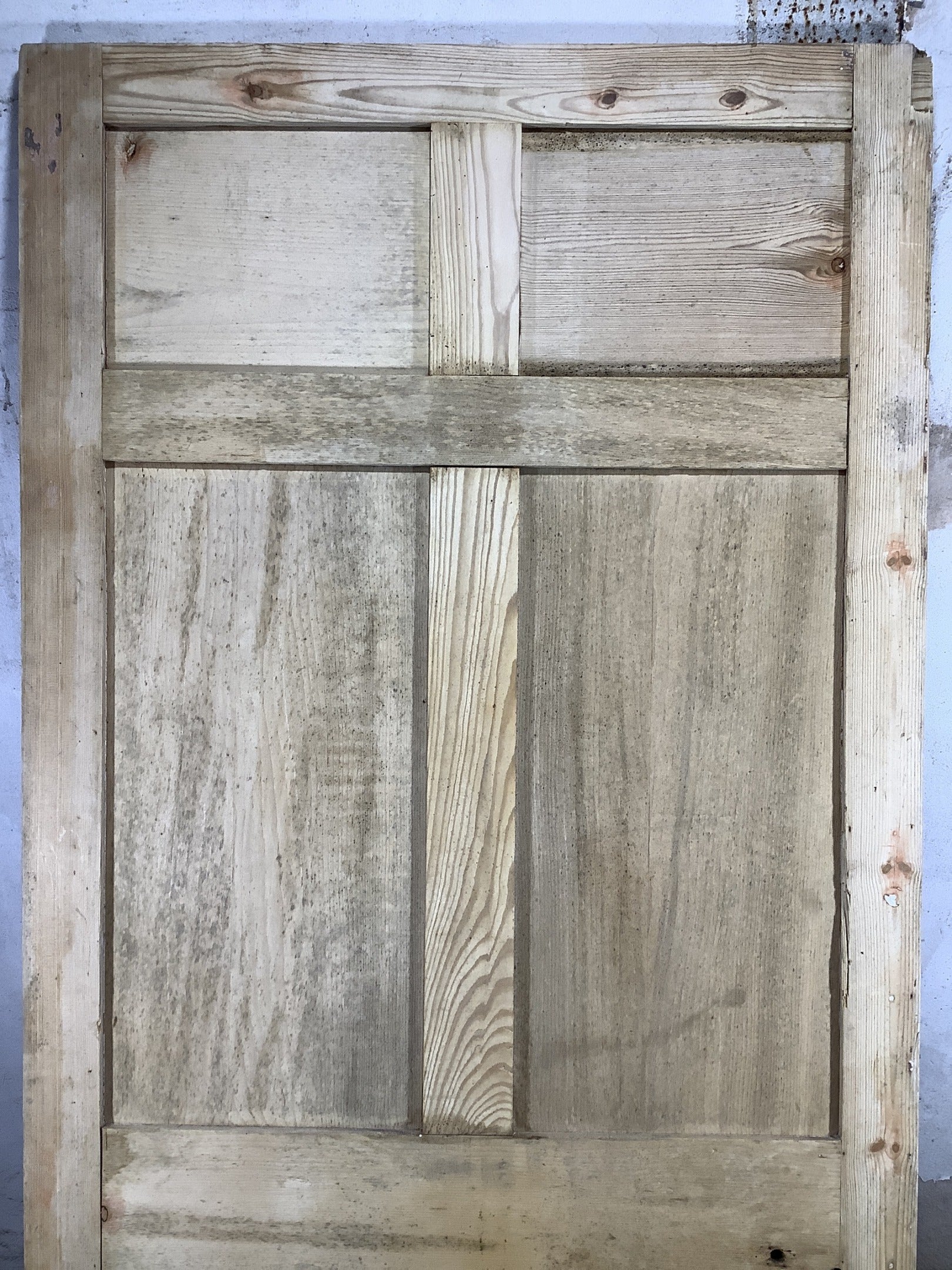 8th Pic Georgian Internal Stripped  Pine Reclaimed Door