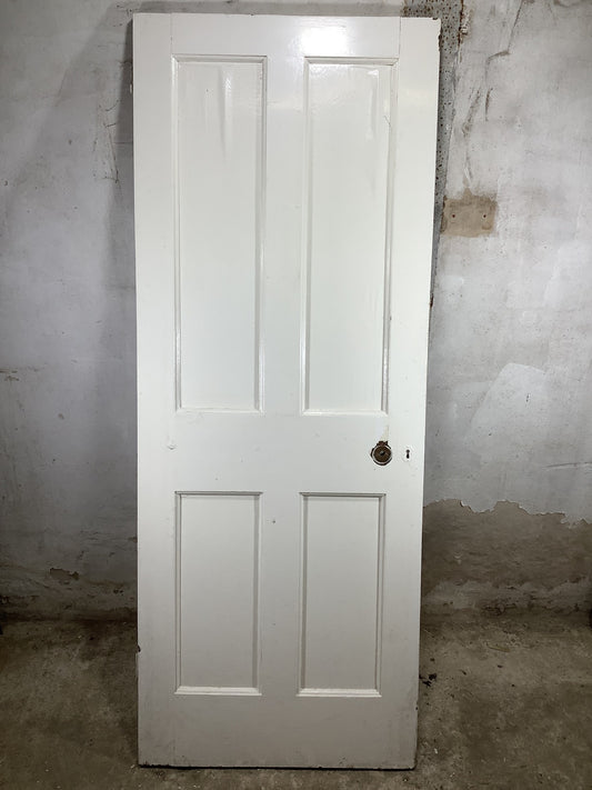 Main Picture 1930s Internal Painted  Pitch Pine Reclaimed Door