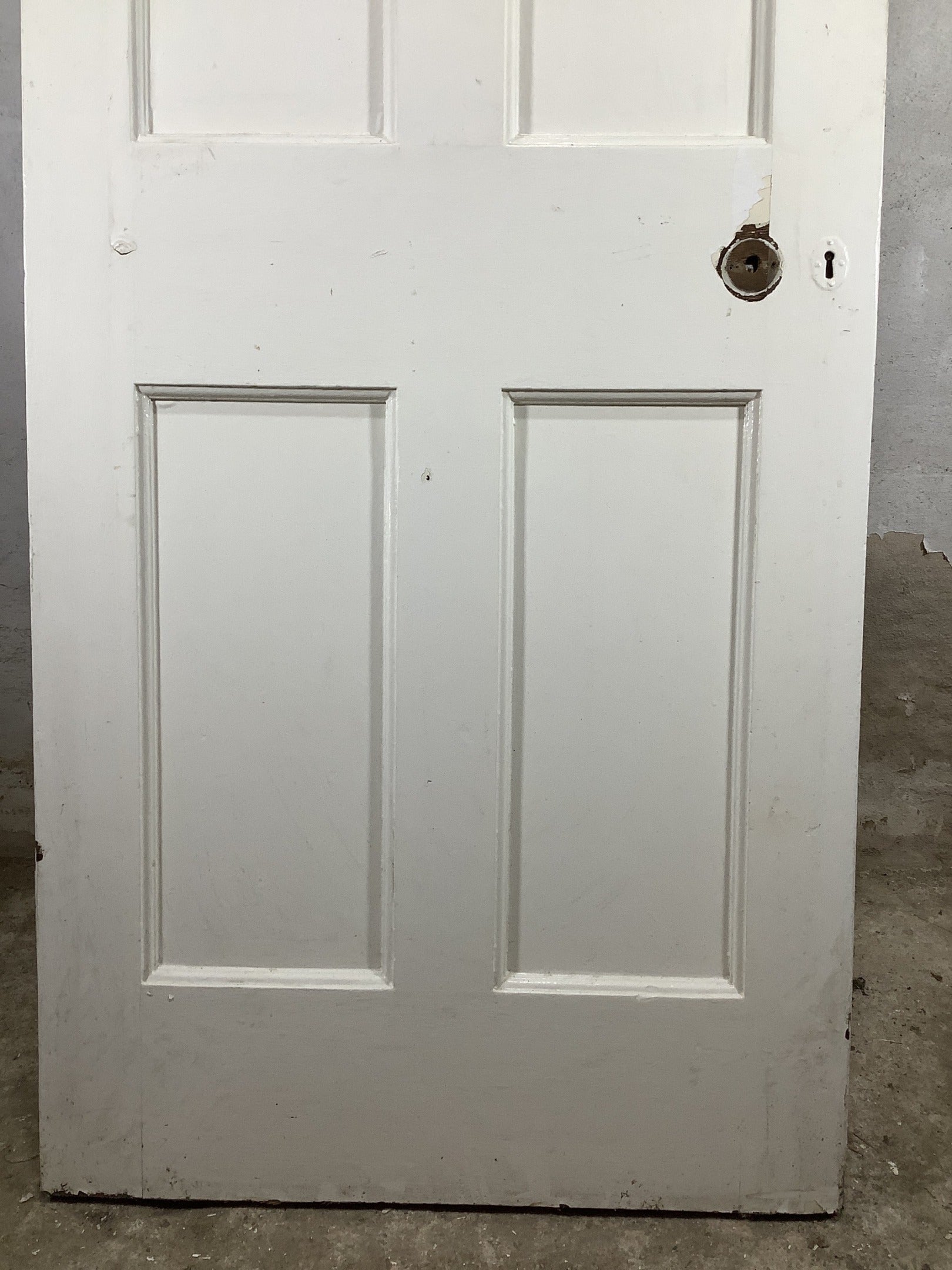 3rd Pic 1930s Internal Painted  Pitch Pine Reclaimed Door