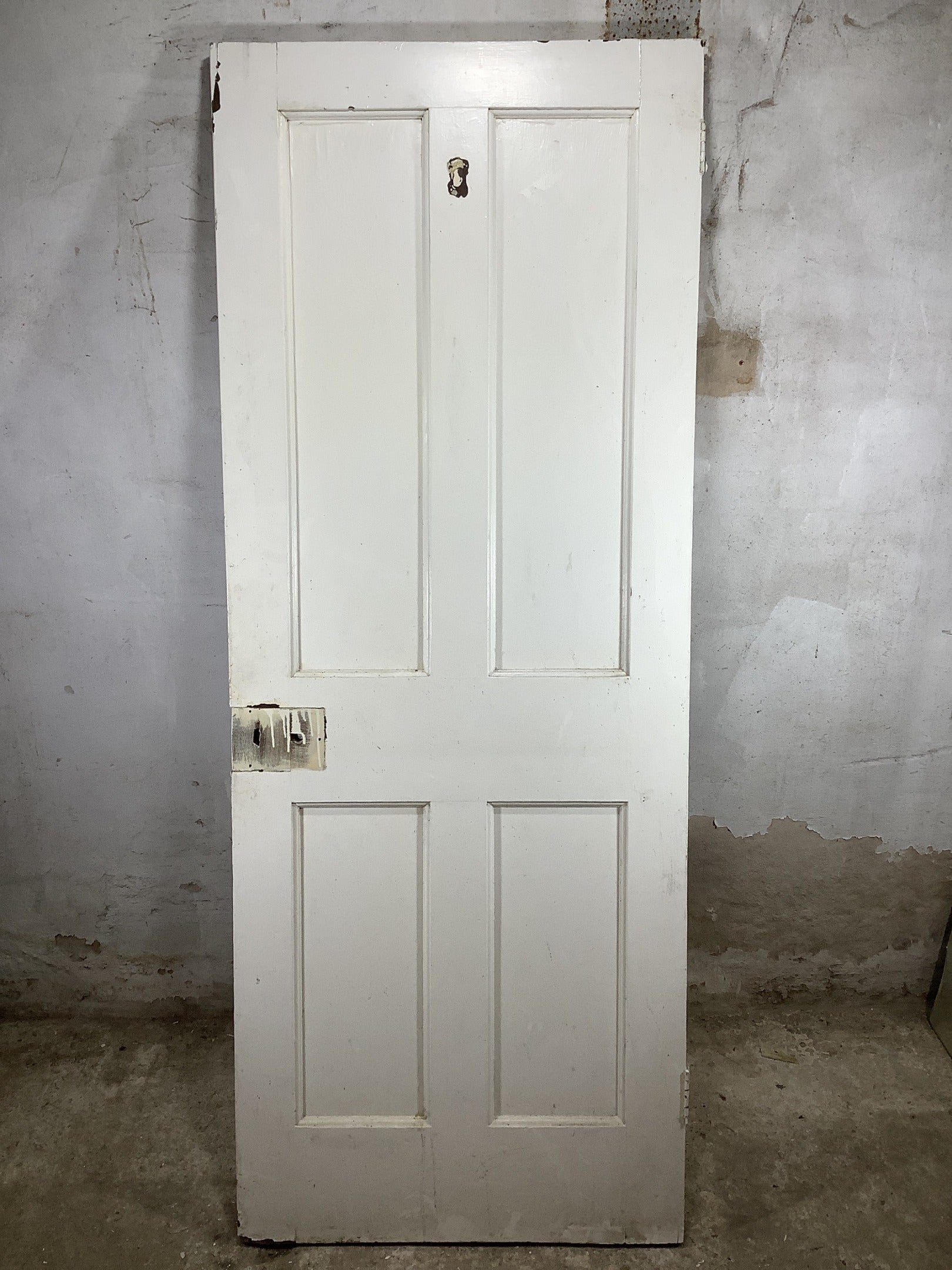 7th Pic 1930s Internal Painted  Pitch Pine Reclaimed Door