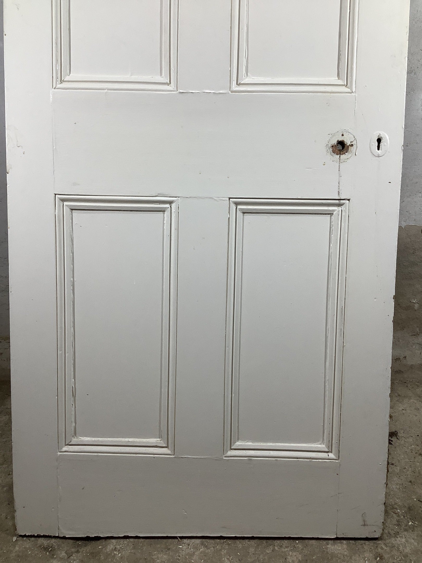 3rd Pic Victorian Internal Painted  Pine Reclaimed Door