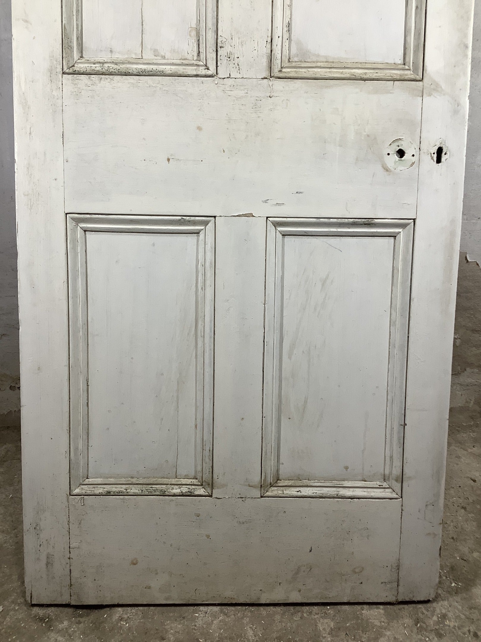 3rd Pic Victorian Internal Painted  Pine Reclaimed Door