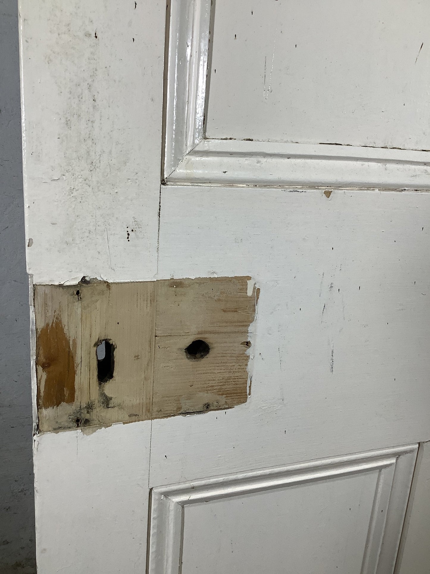 9th Pic Victorian Internal Painted Pine Reclaimed Door