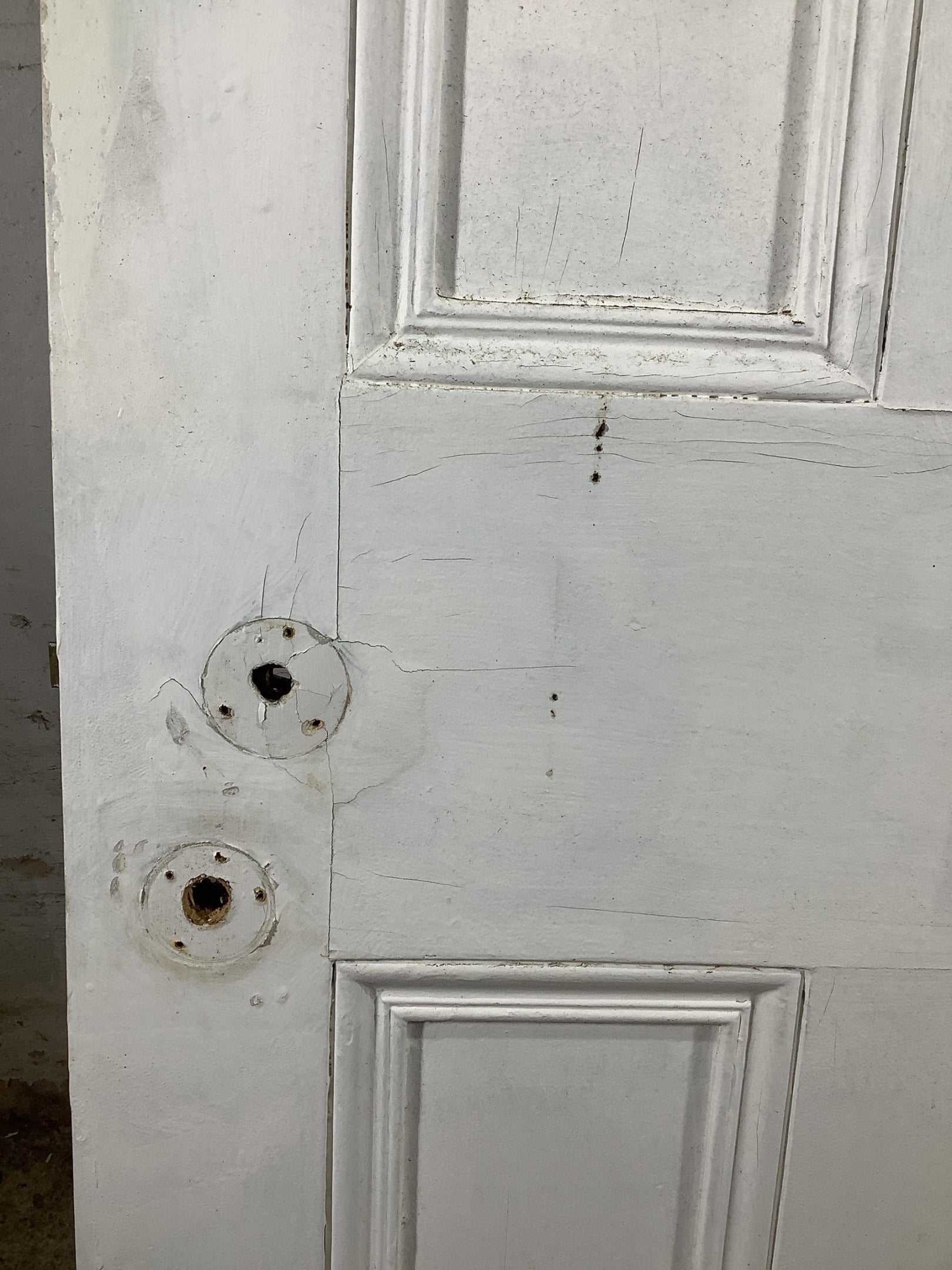 4th Pic Victorian Internal Painted  Pine Reclaimed Door