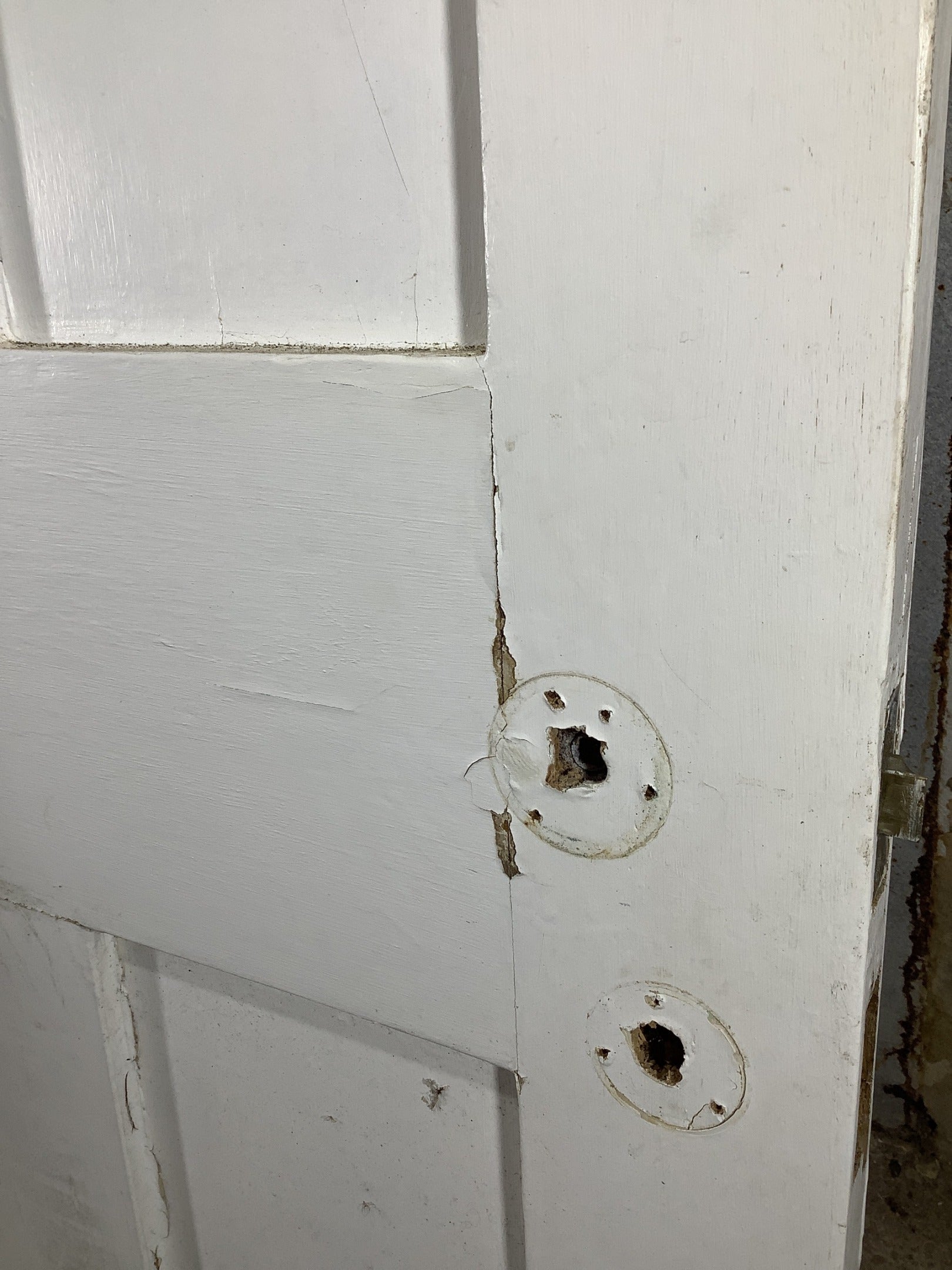 10th Pic Victorian Internal Painted  Pine Reclaimed Door