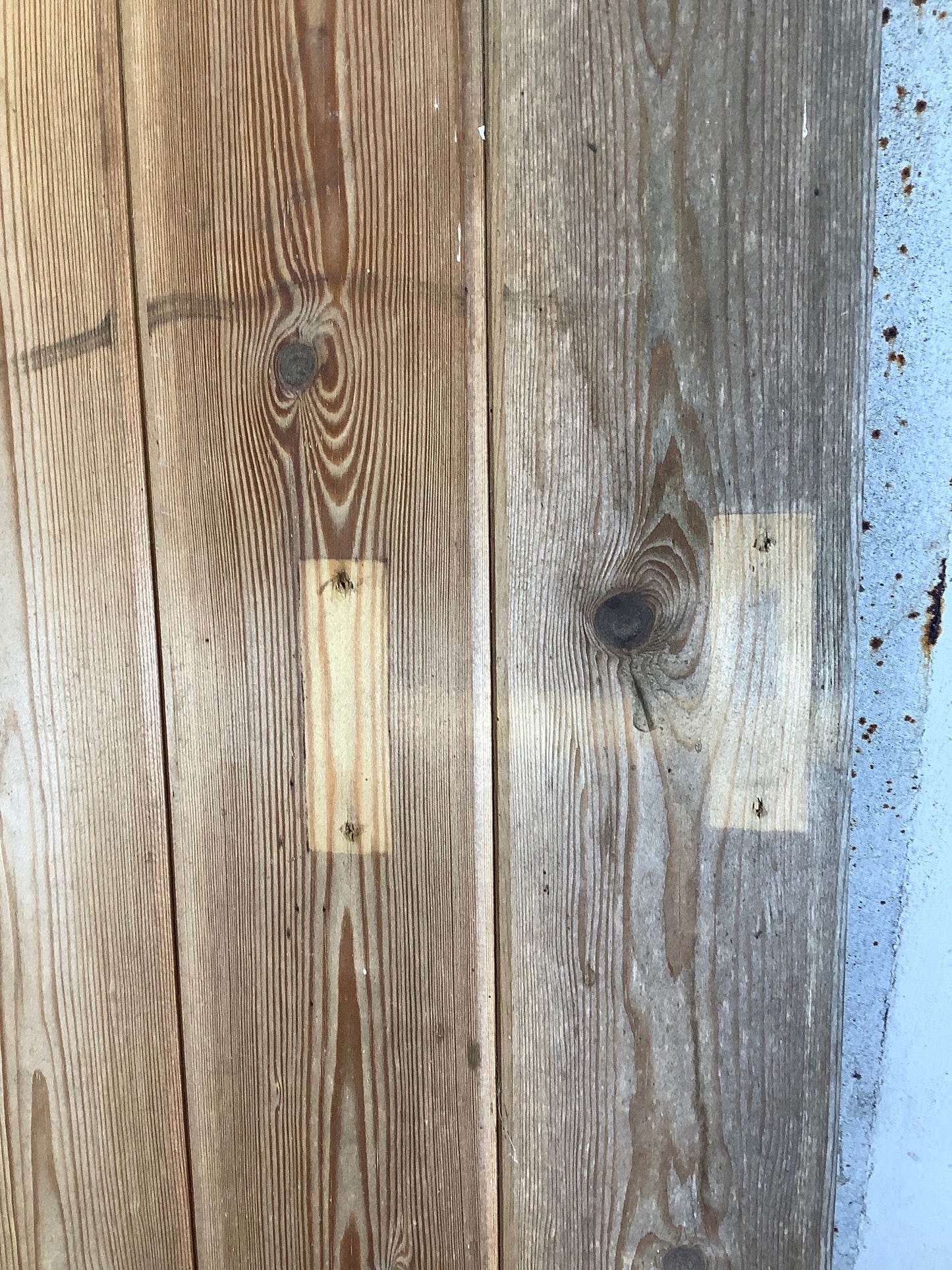 4th Pic Old Natural  Pine Reclaimed Door