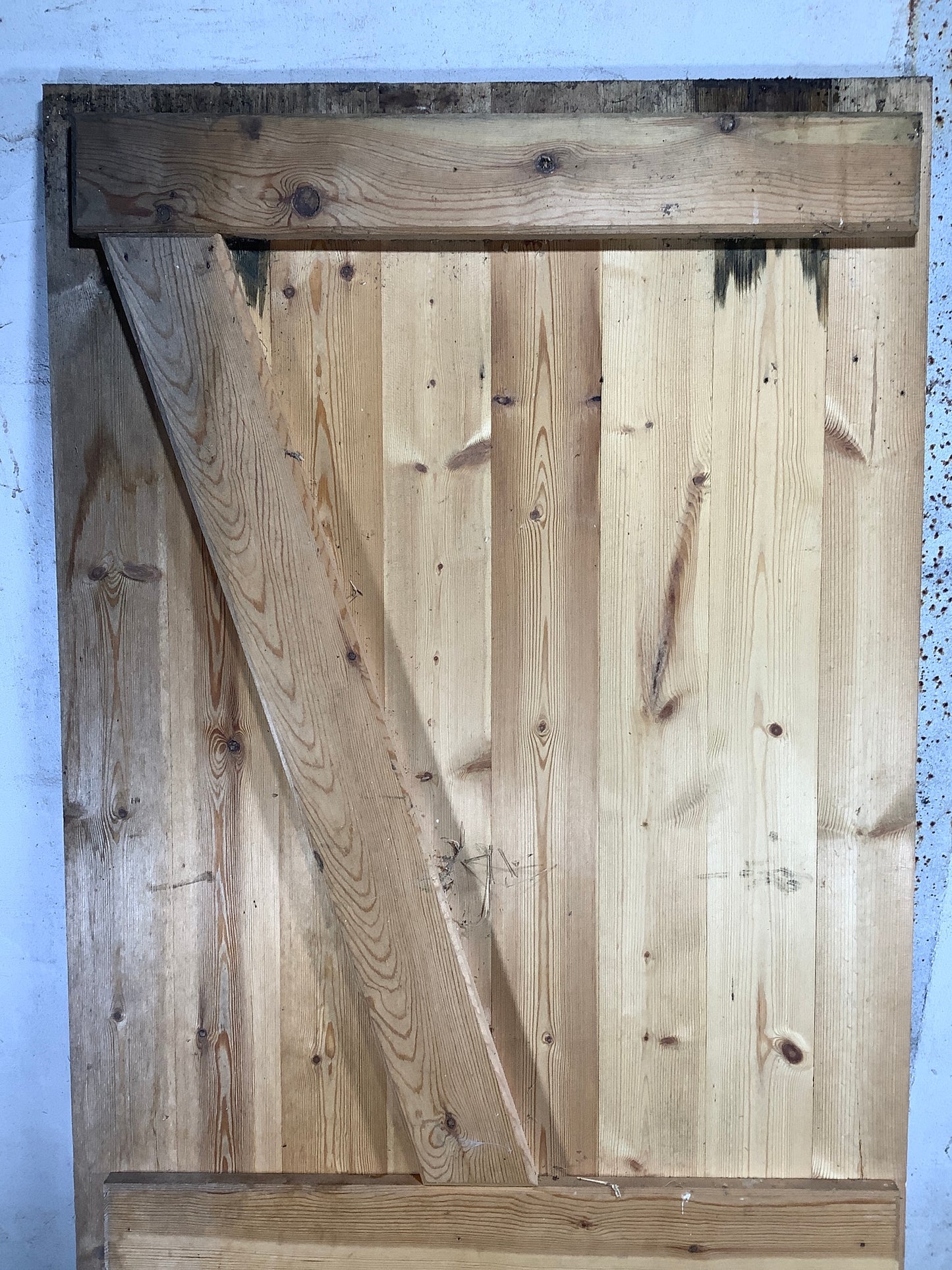 8th Pic Old Natural  Pine Reclaimed Door