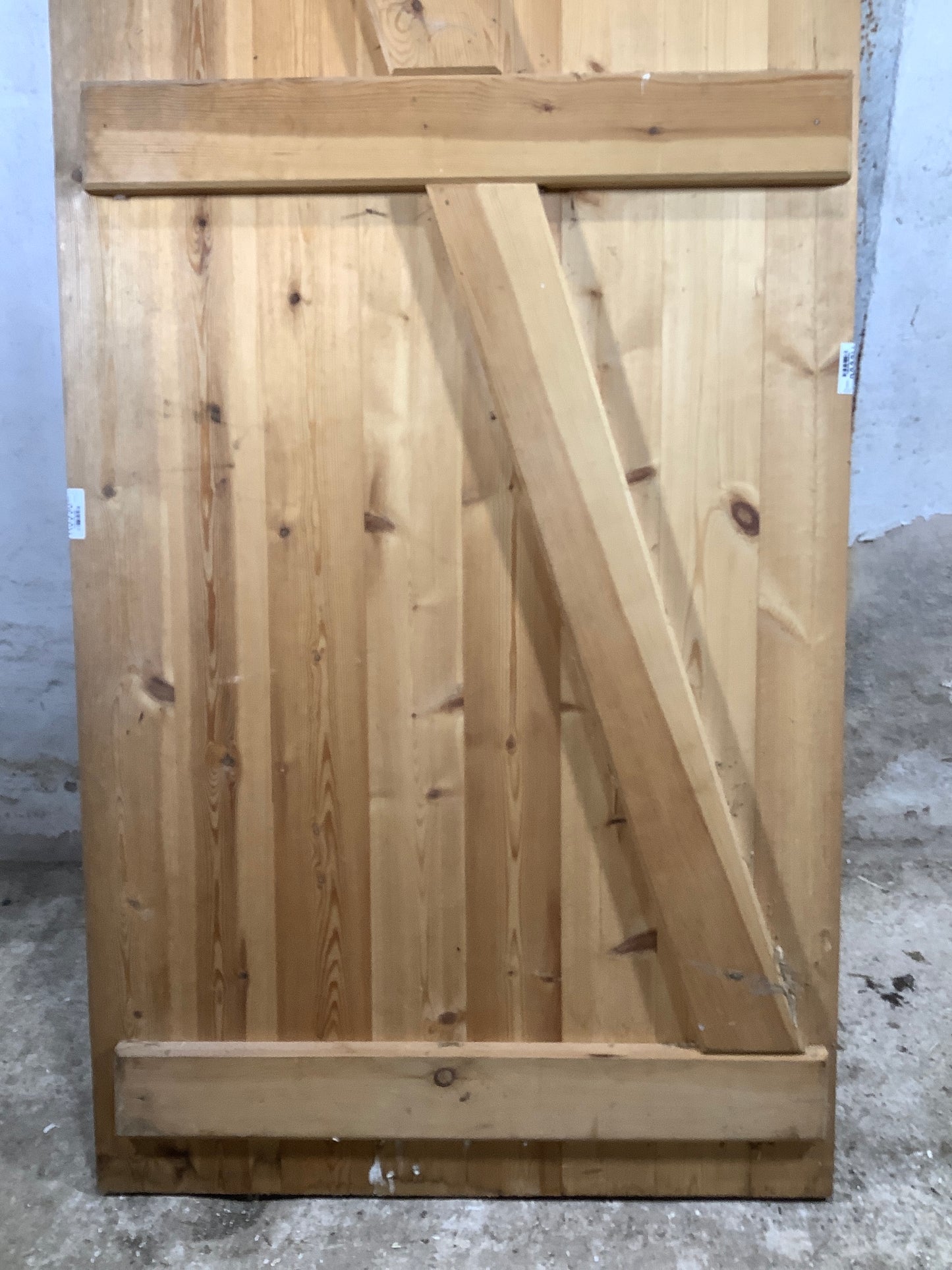 9th Pic Old Natural  Pine Reclaimed Door