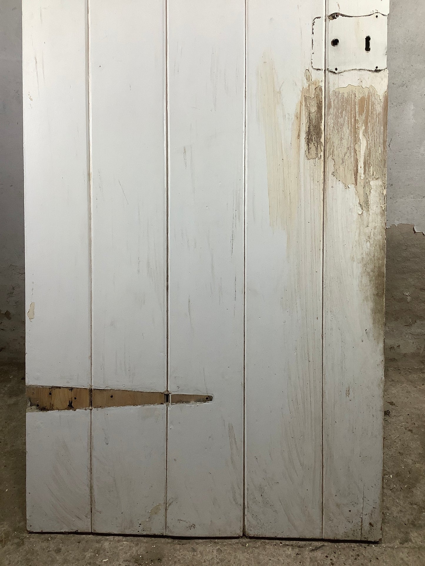 3rd Pic Old Internal Painted Pine Reclaimed Door