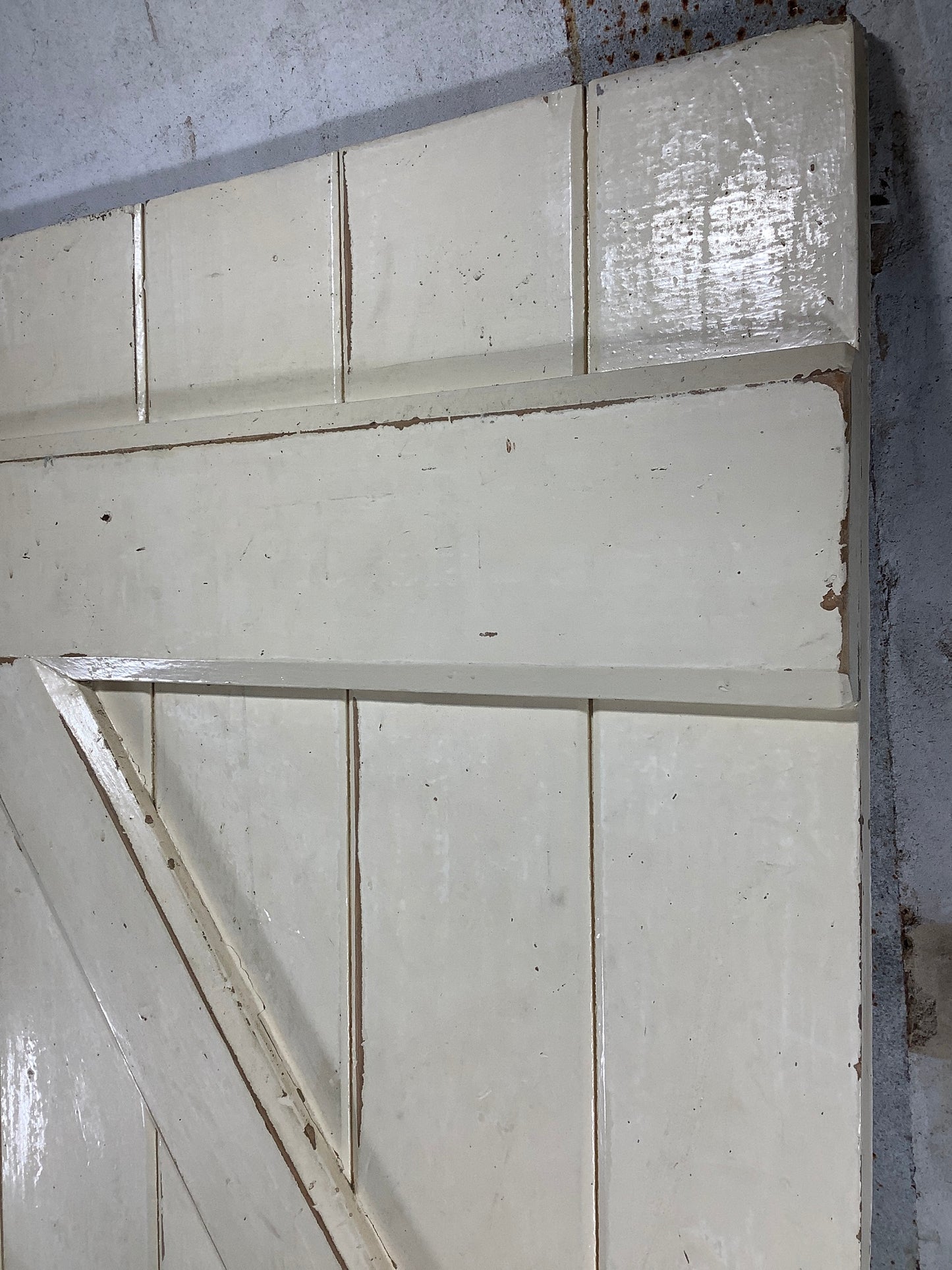 11th Pic Old Internal Painted Pine Reclaimed Door