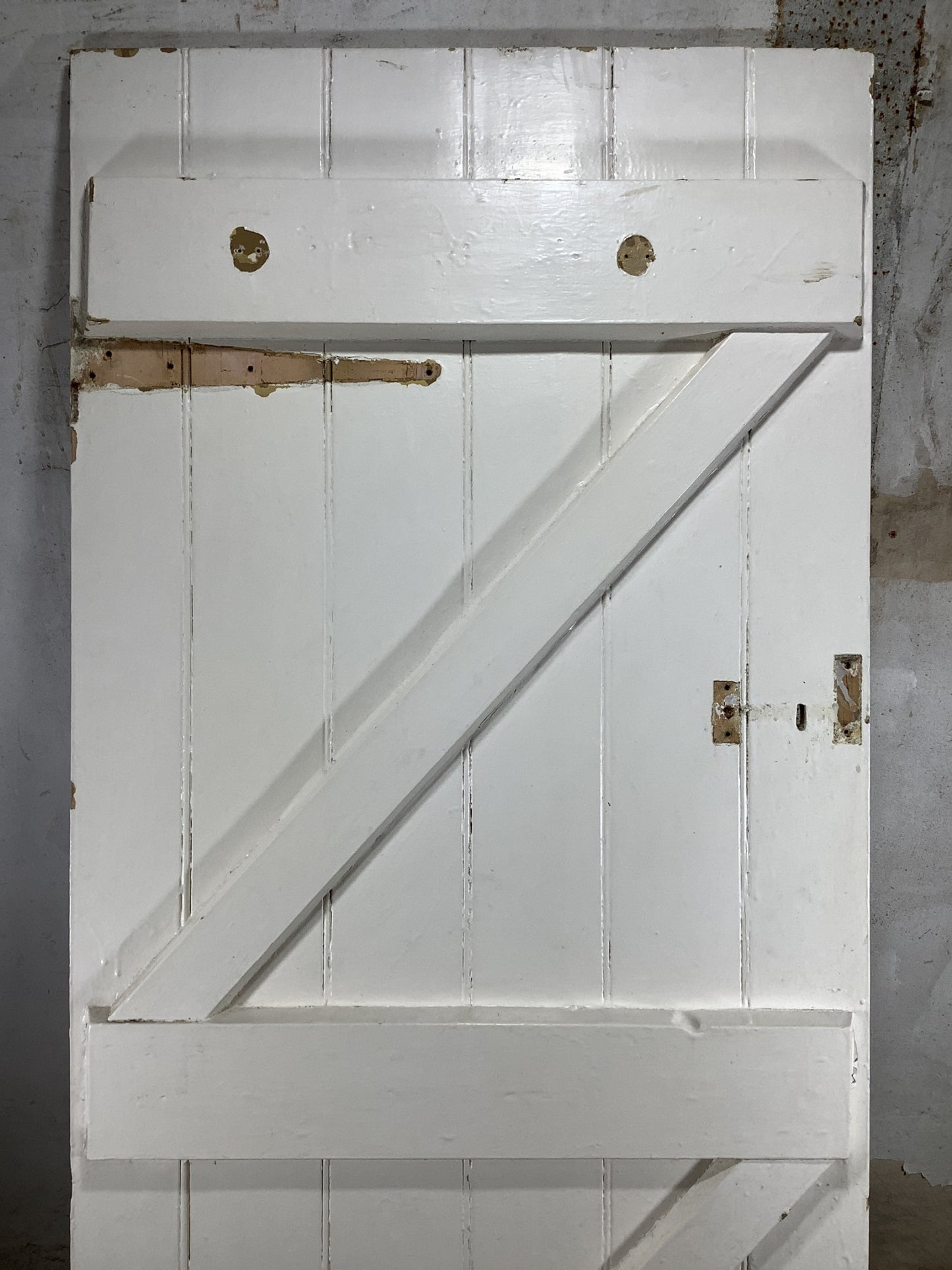 8th Pic Victorian Internal Painted  Pine Reclaimed Door