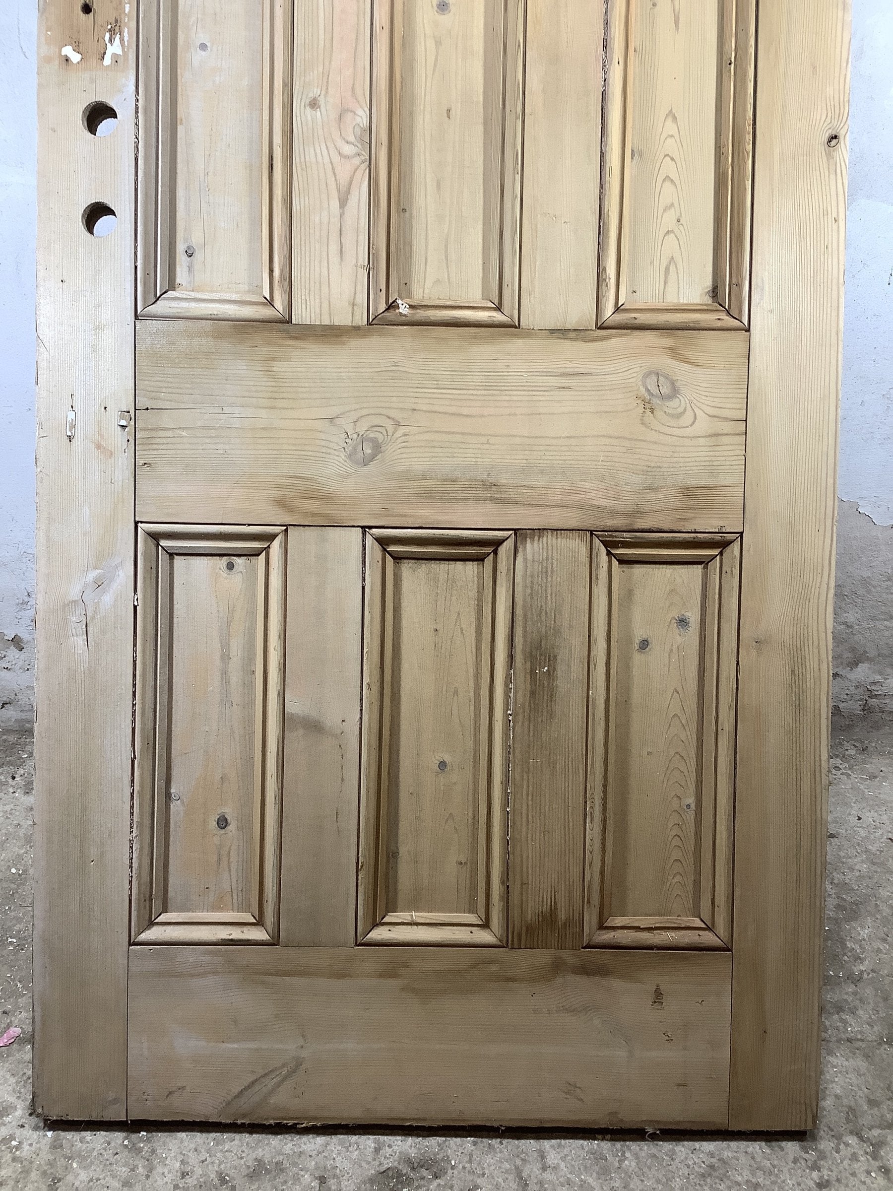 3rd Pic Victorian Internal Stripped  Pine Reclaimed Door