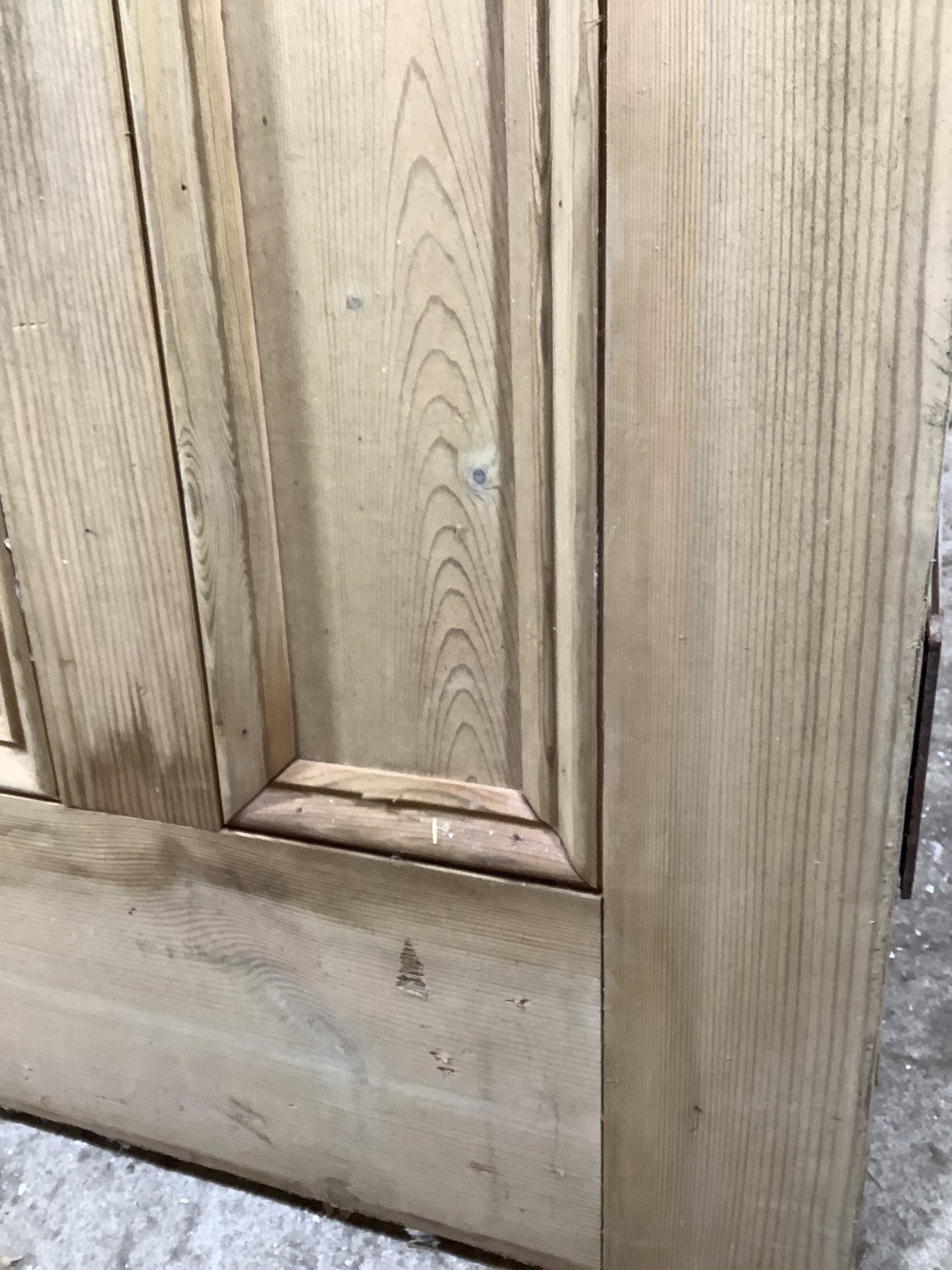 6th Pic Victorian Internal Stripped  Pine Reclaimed Door