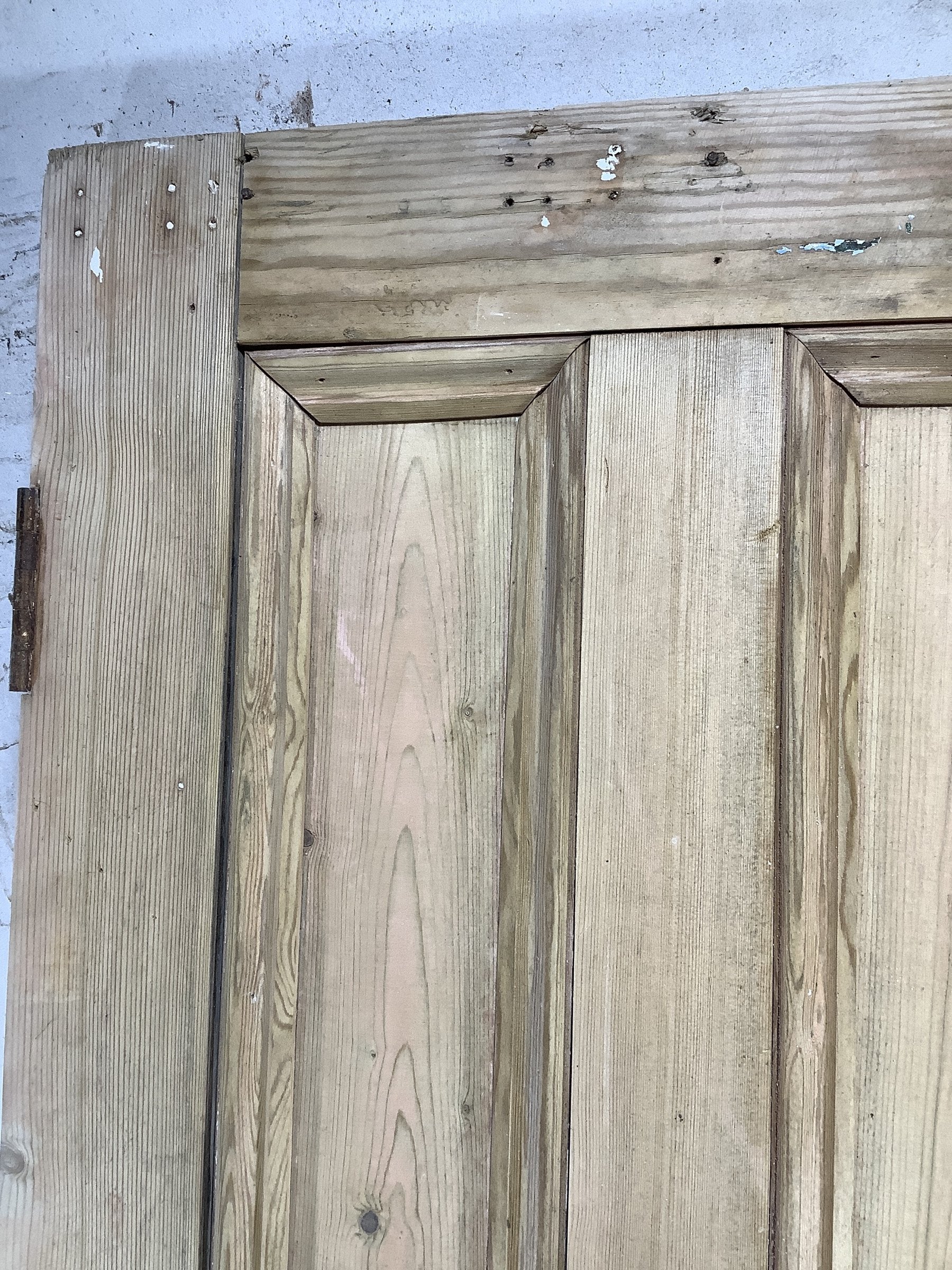 11th Pic Victorian Internal Stripped  Pine Reclaimed Door