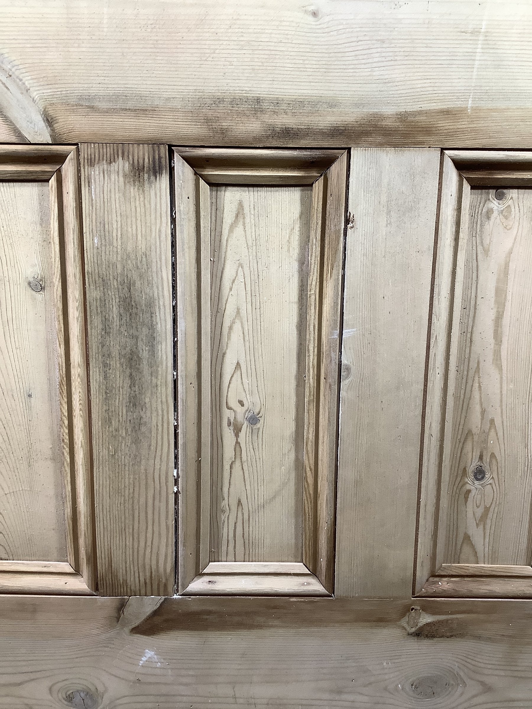 12th Pic Victorian Internal Stripped  Pine Reclaimed Door