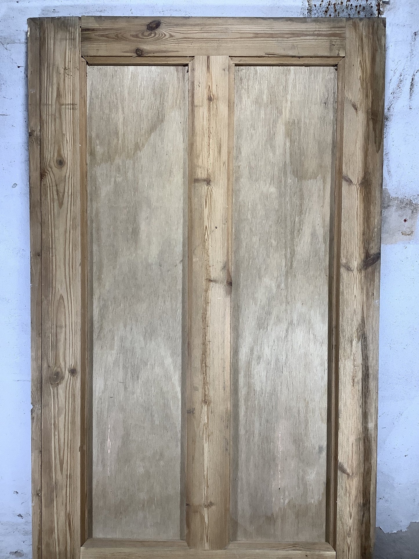 2nd Pic Modern Internal Stripped  Pine Reclaimed Door