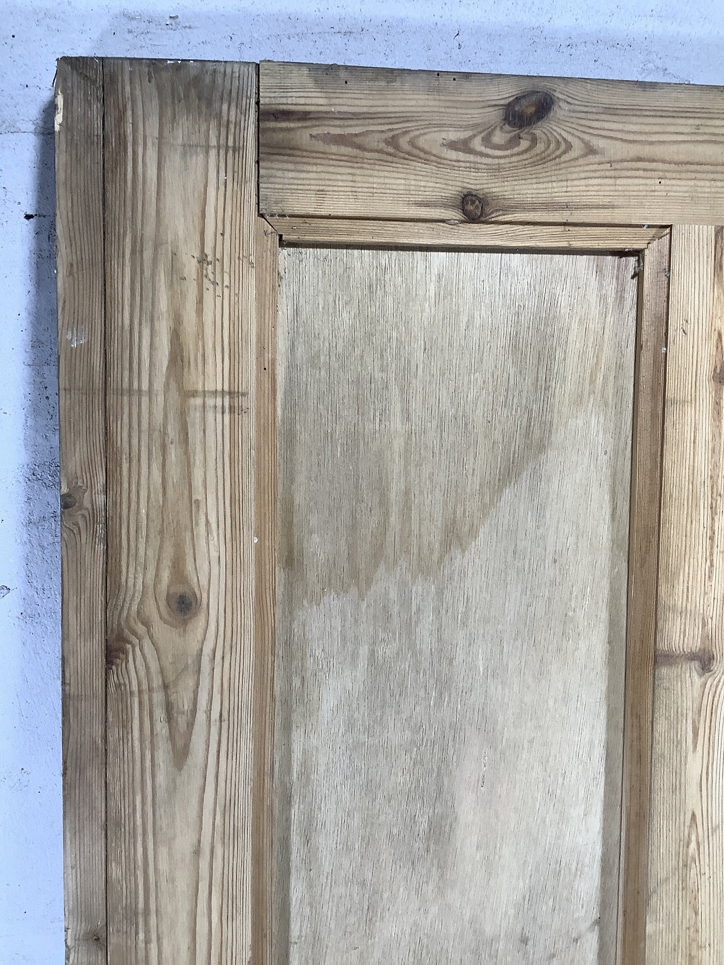 6th Pic Modern Internal Stripped  Pine Reclaimed Door
