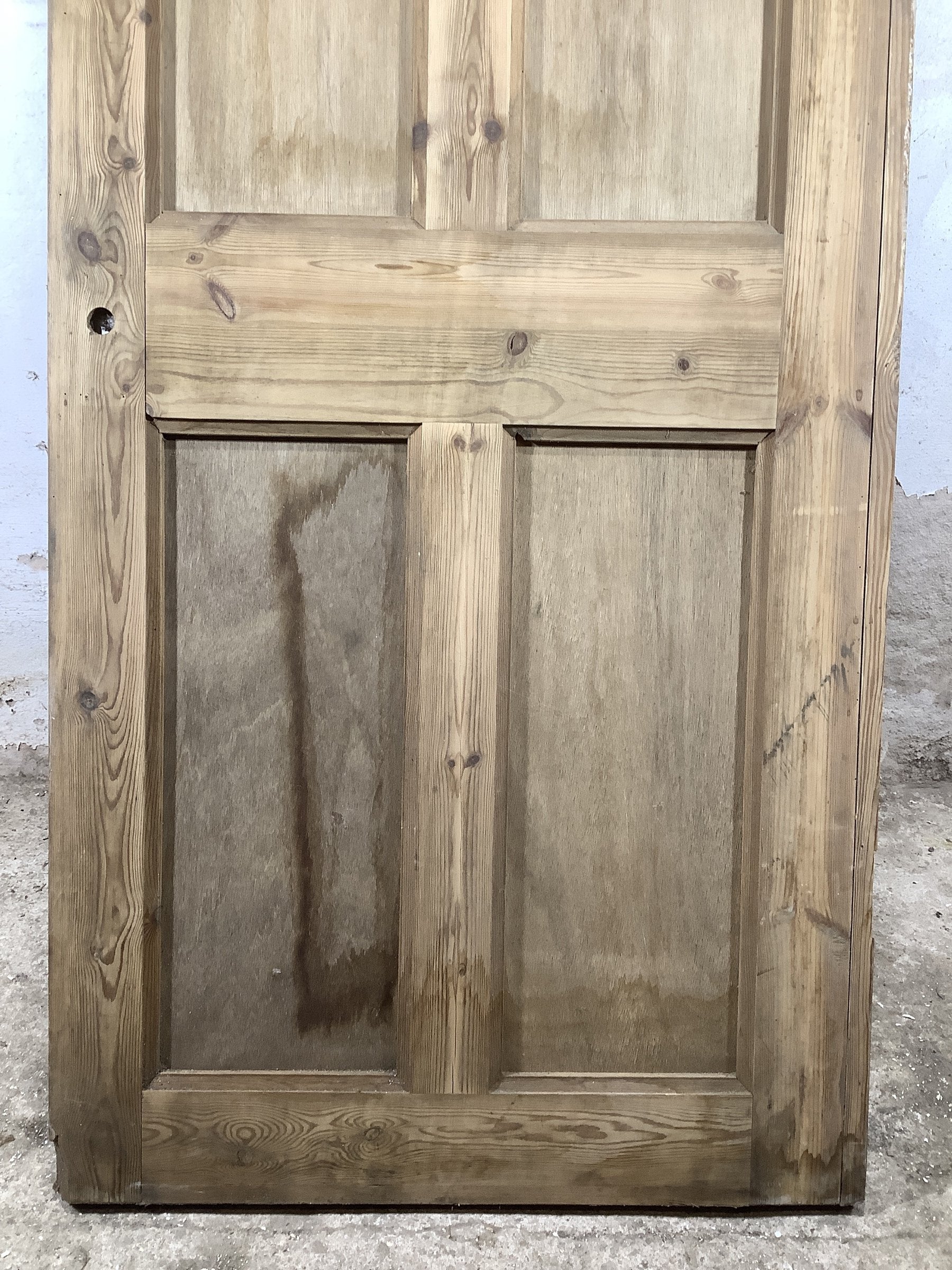 9th Pic Modern Internal Stripped  Pine Reclaimed Door