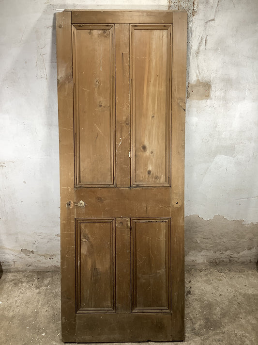 Main Picture Victorian Internal Stripped  Pine Reclaimed Door