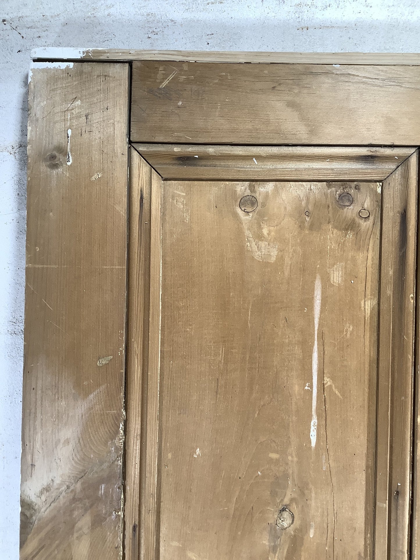 4th Pic Victorian Internal Stripped  Pine Reclaimed Door