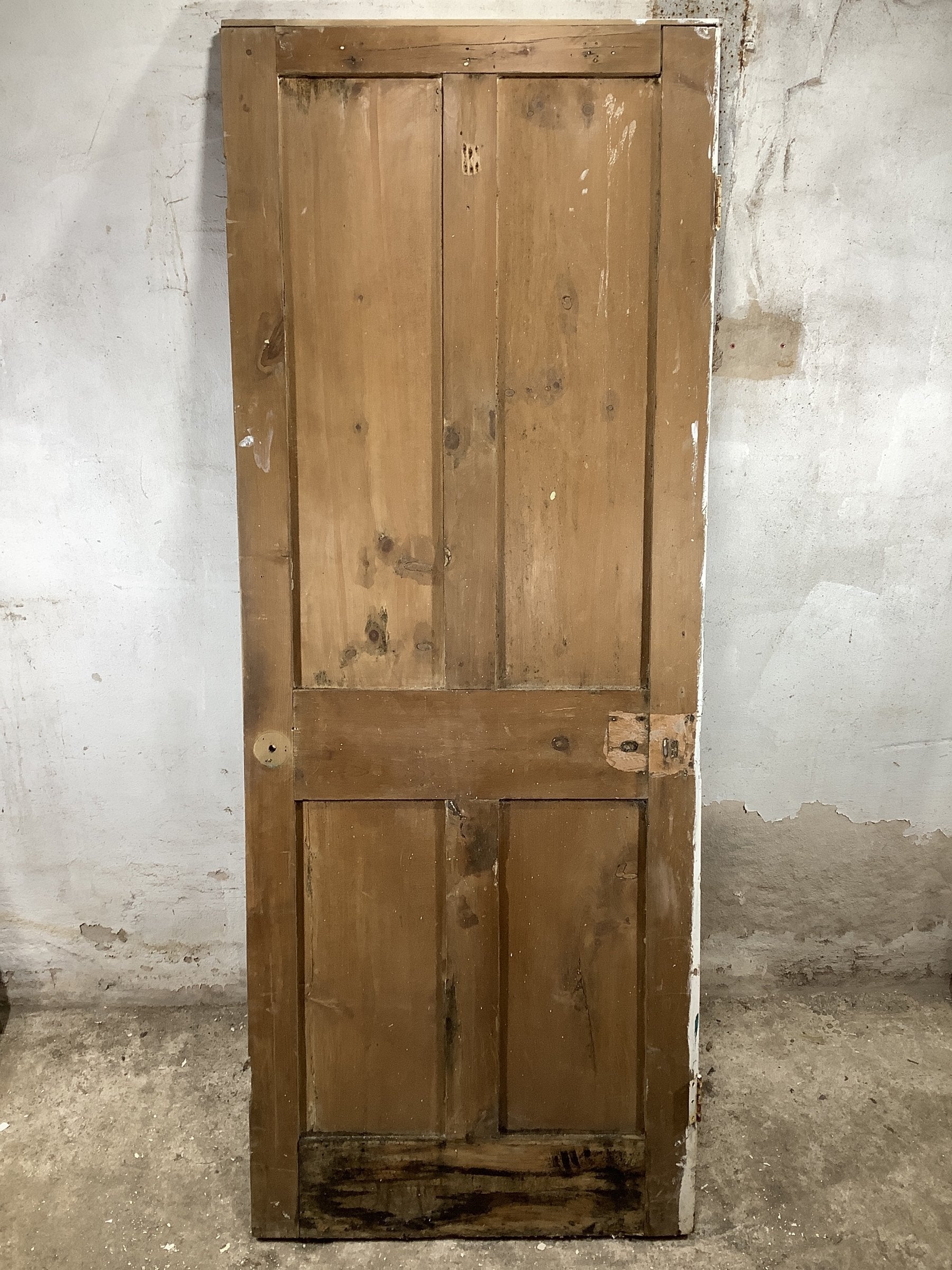 7th Pic Victorian Internal Stripped  Pine Reclaimed Door