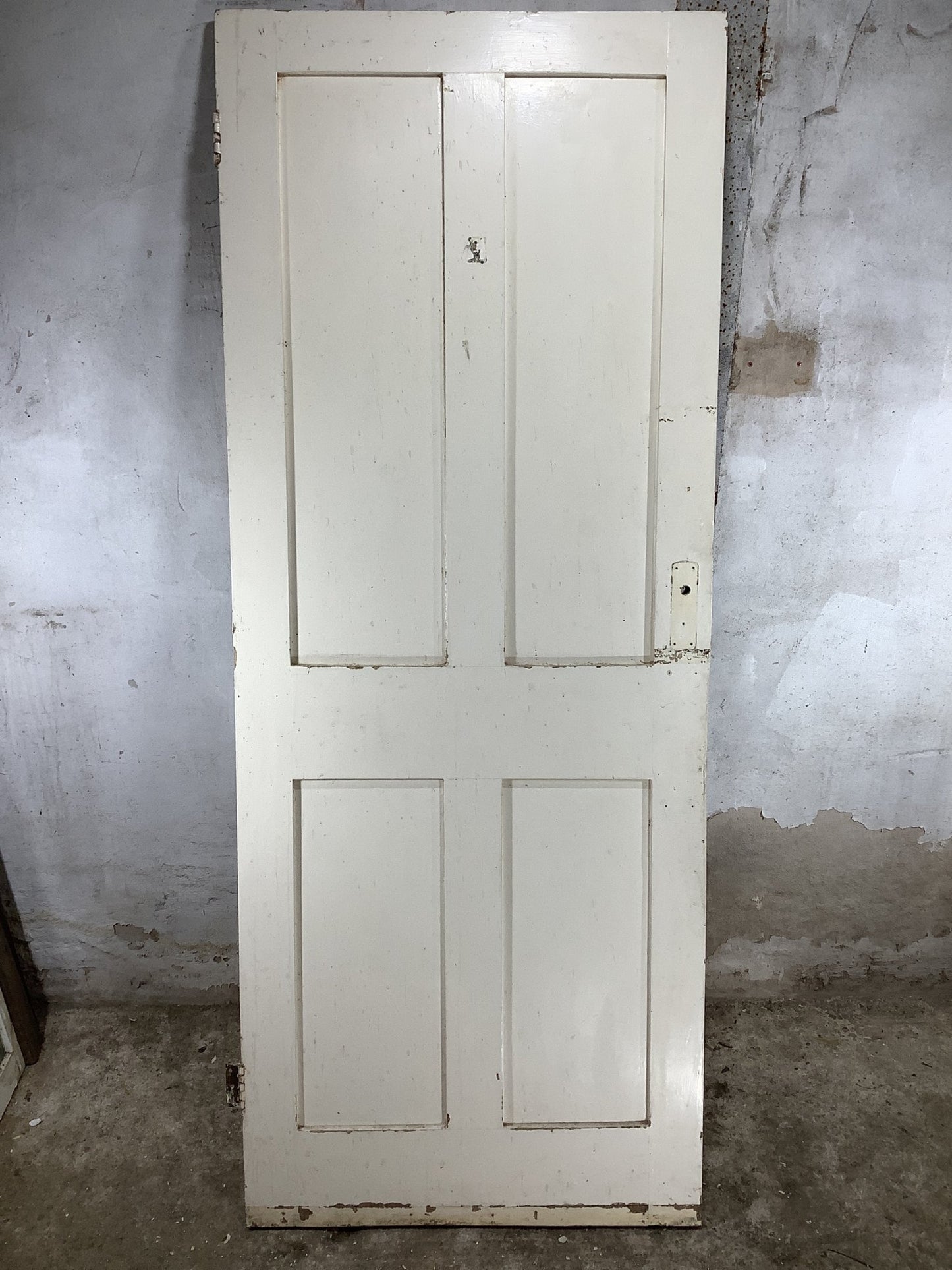 7th Pic Victorian Internal Painted  Pine Reclaimed Door