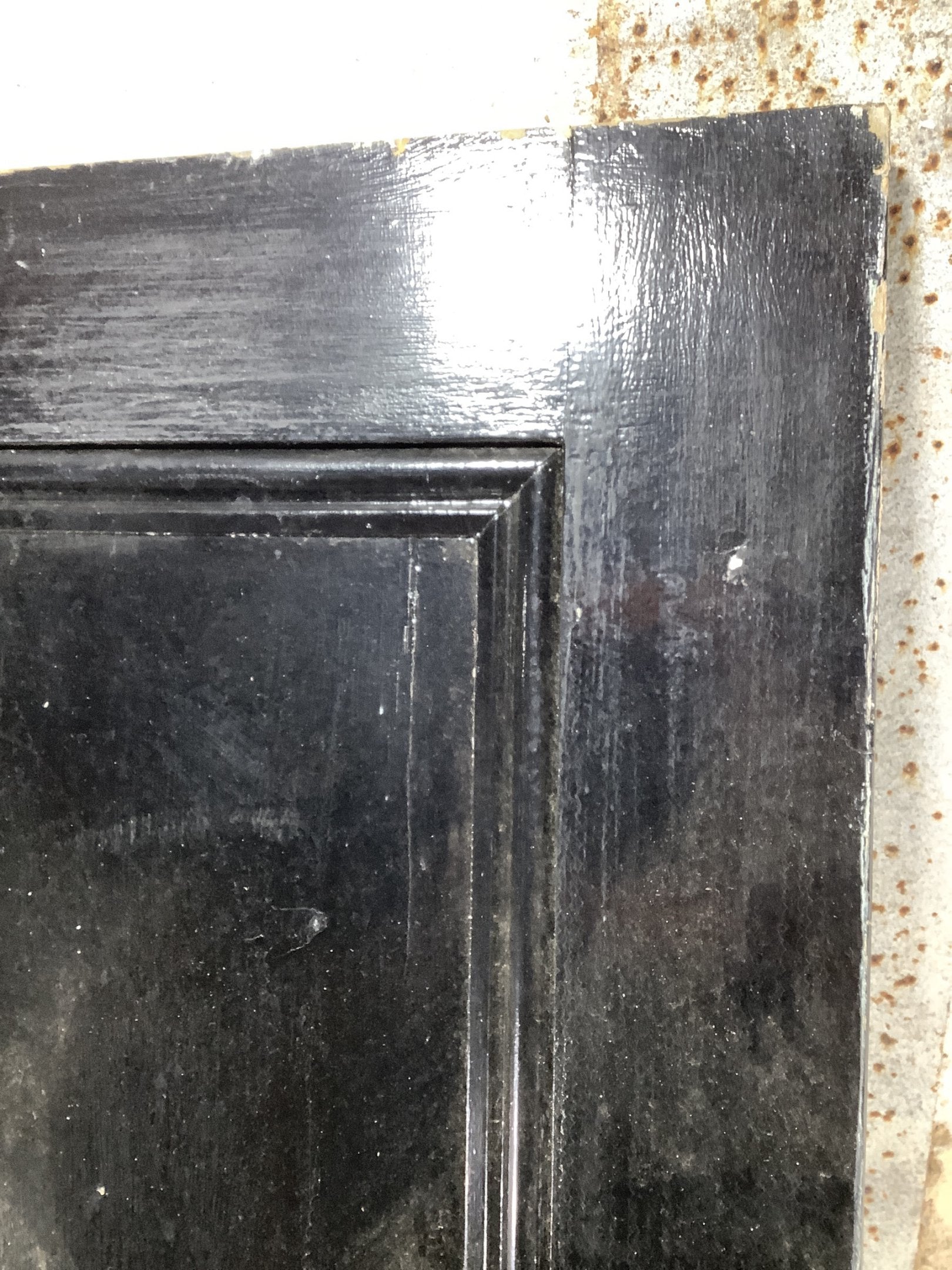 5th Pic Victorian Internal Painted  Pine Reclaimed Door