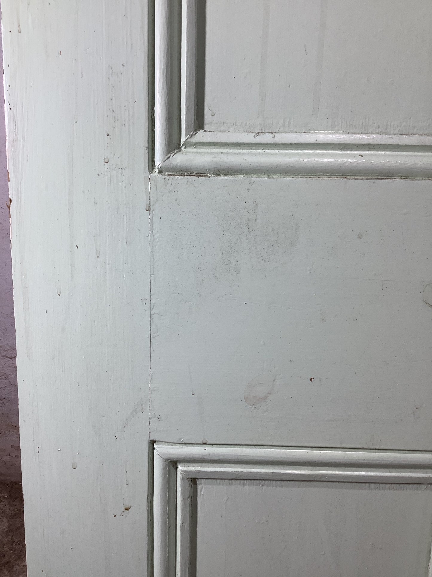 6th Pic Victorian Internal Painted  Pine Reclaimed Door