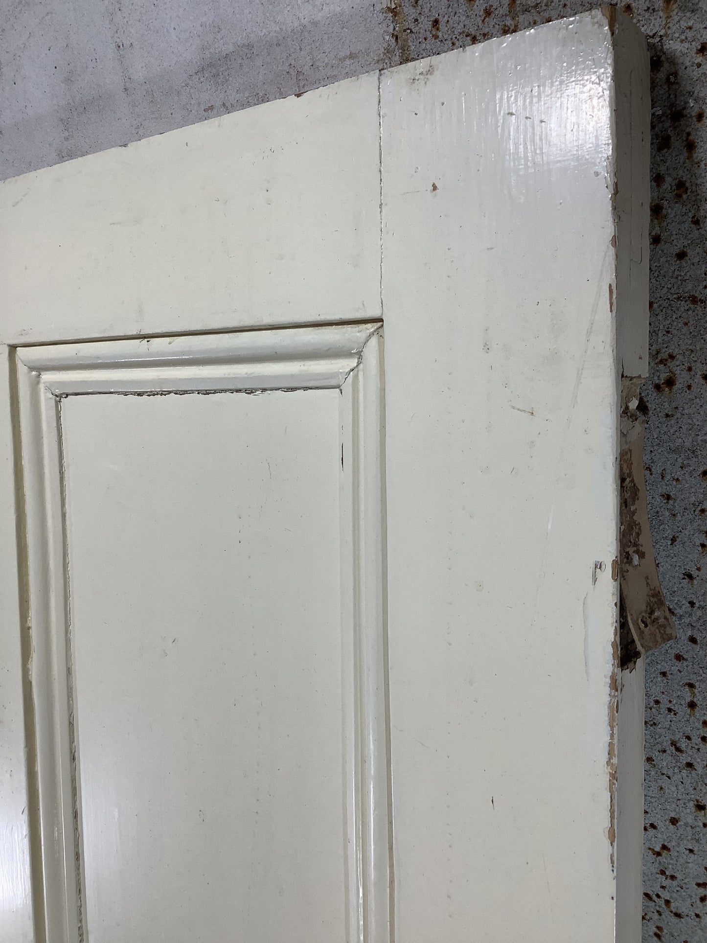 12th Pic Victorian Internal Painted  Pine Reclaimed Door