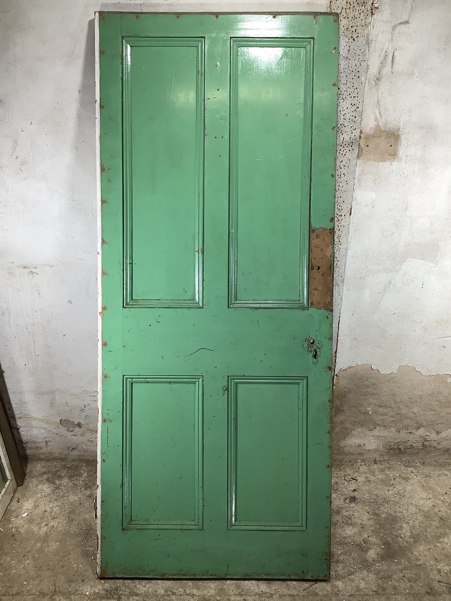 7th Pic Victorian Internal Painted Pine Reclaimed Door