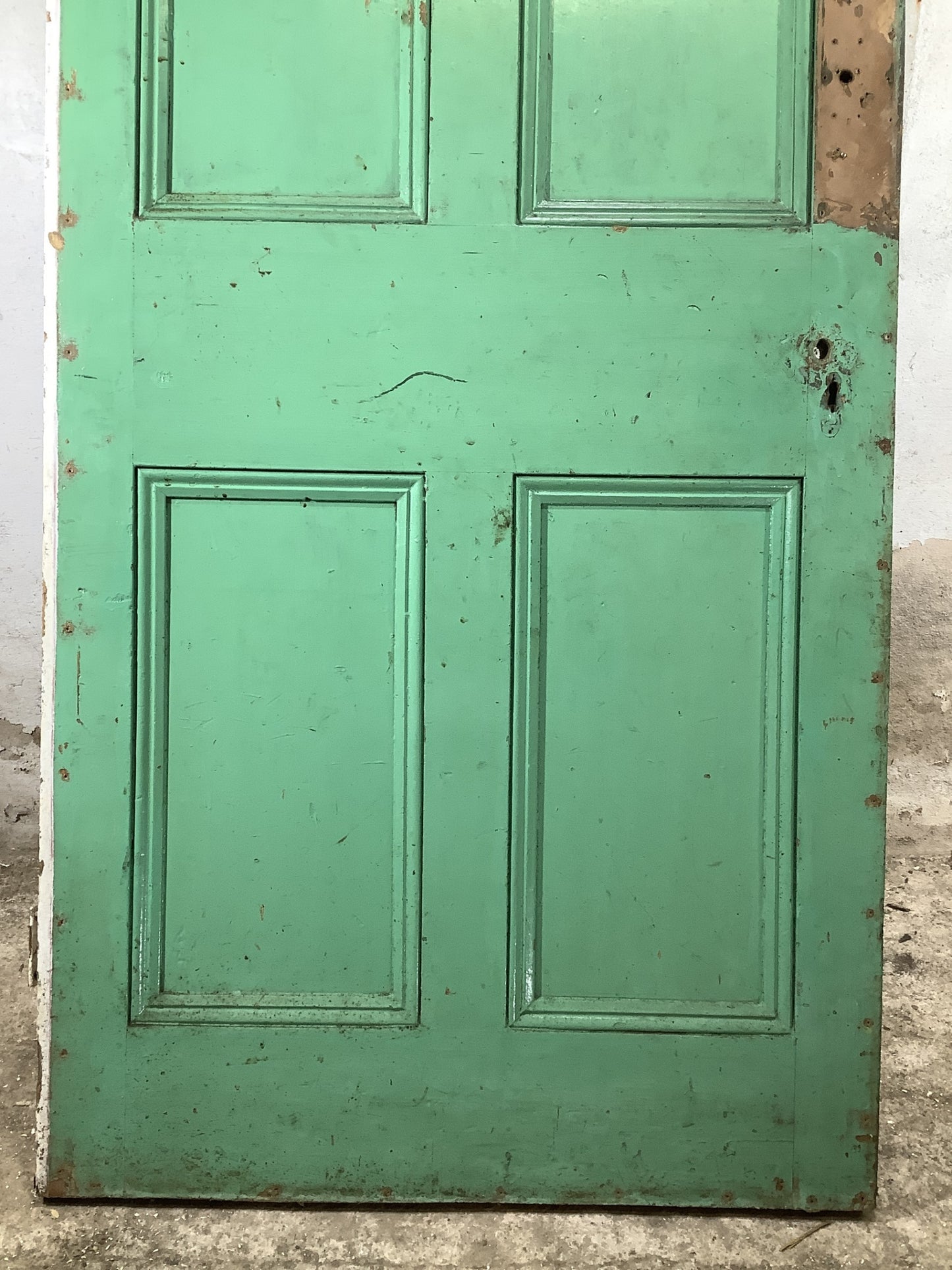 9th Pic Victorian Internal Painted  Pine Reclaimed Door