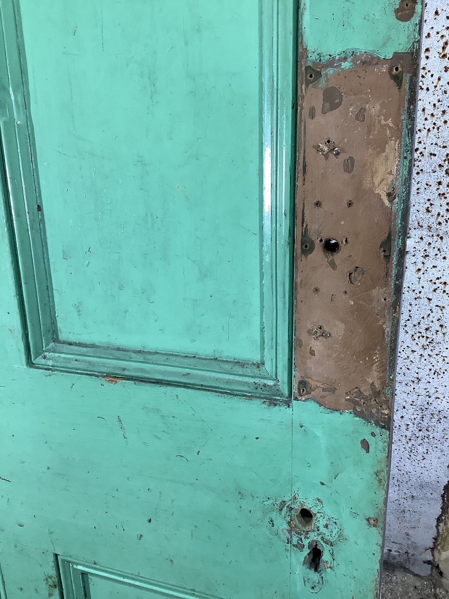 10th Pic Victorian Internal Painted Pine Reclaimed Door