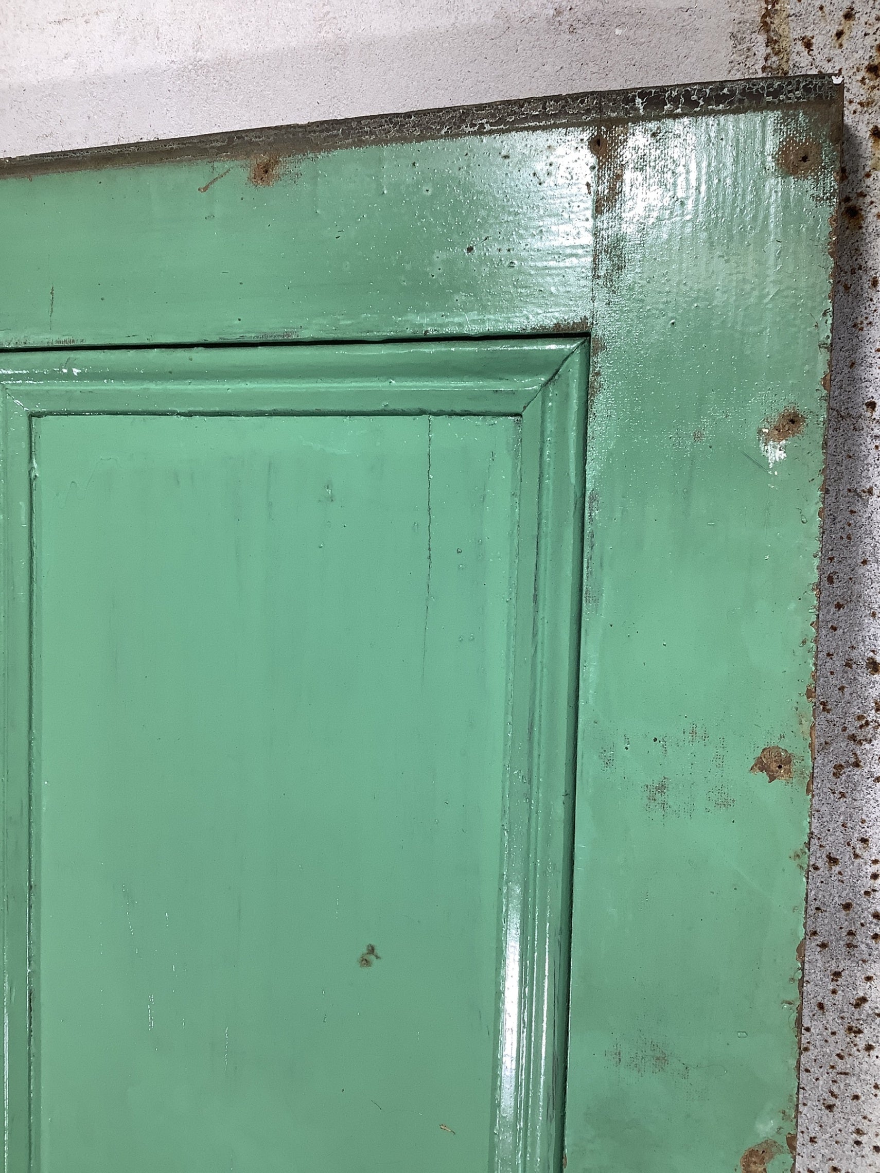 11th Pic Victorian Internal Painted  Pine Reclaimed Door
