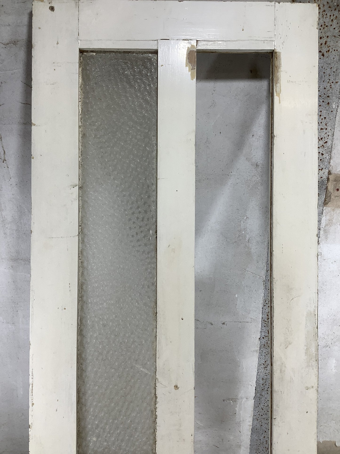 2nd Pic Victorian Internal Glazed Painted Pine Reclaimed Door